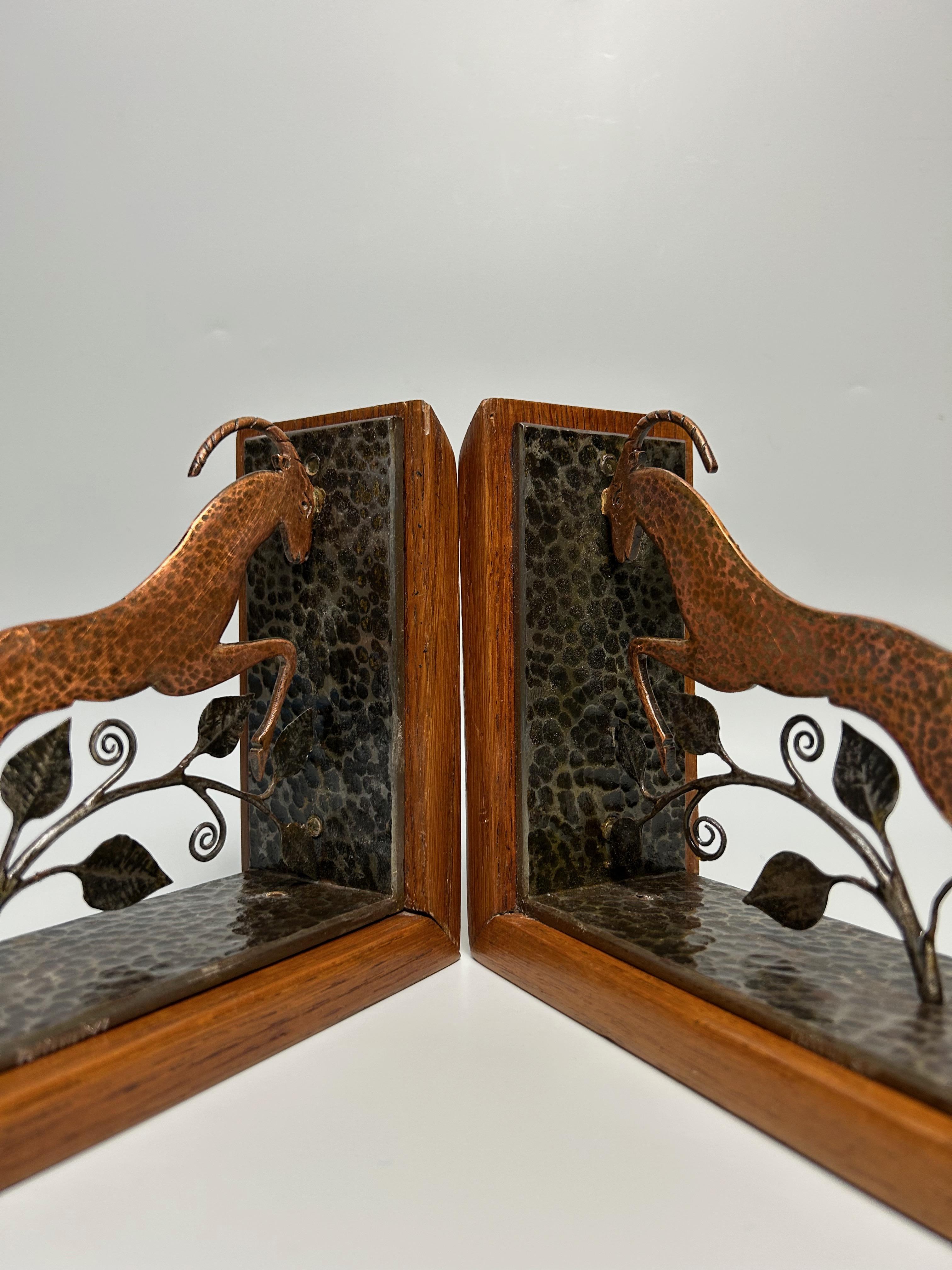 Zadounaisky Pair of Art Deco Bookends For Sale 4