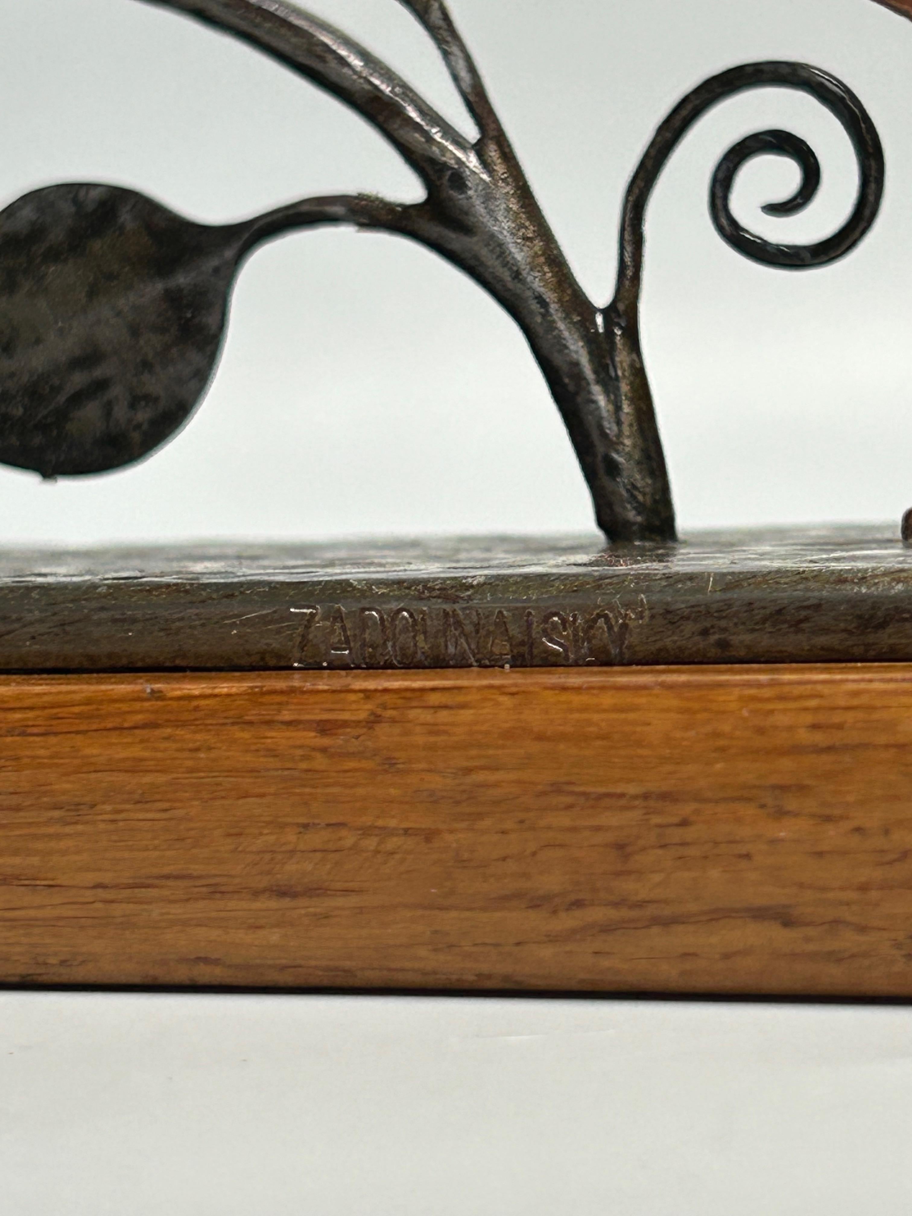 Zadounaisky Pair of Art Deco Bookends For Sale 1
