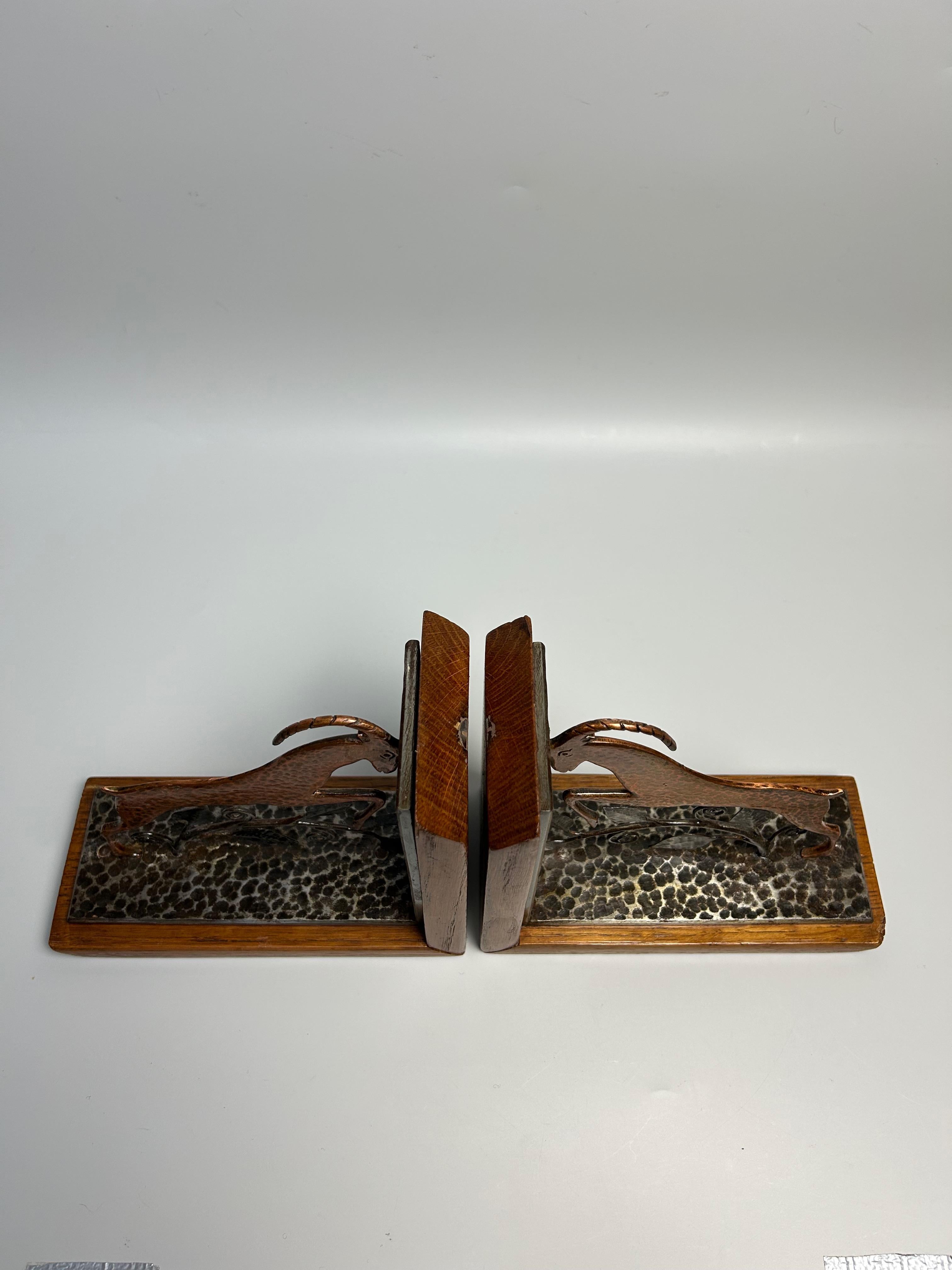 Zadounaisky Pair of Art Deco Bookends For Sale 2