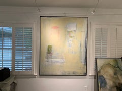 Untethered by Zae Large Vertical Abstract Oil on Canvas Painting