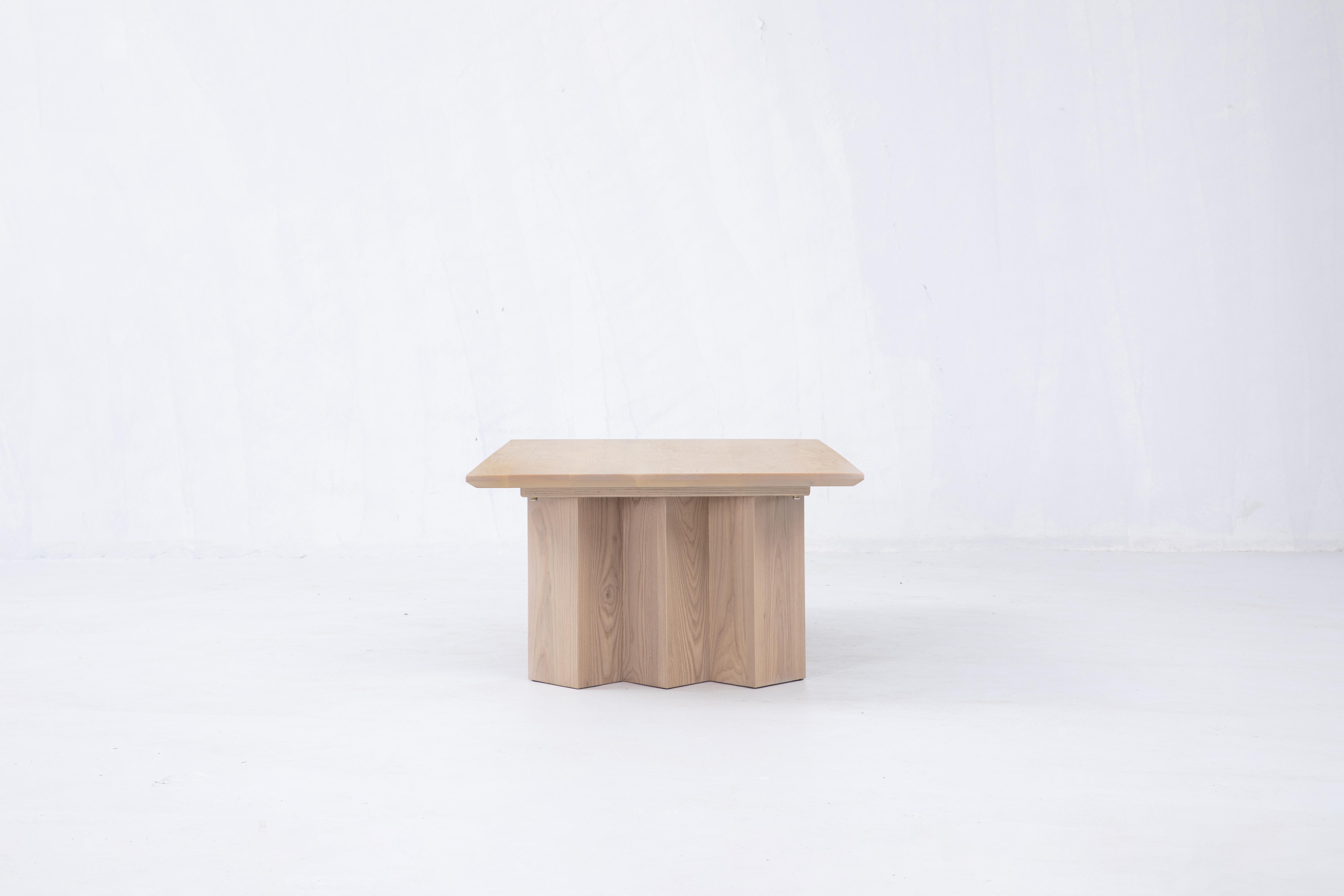 Sun at six is a contemporary furniture design studio that works with traditional Chinese joinery masters to handcraft our pieces using traditional joinery. 

Great furniture begins with quality materials: raw, sustainably sourced white oak, our