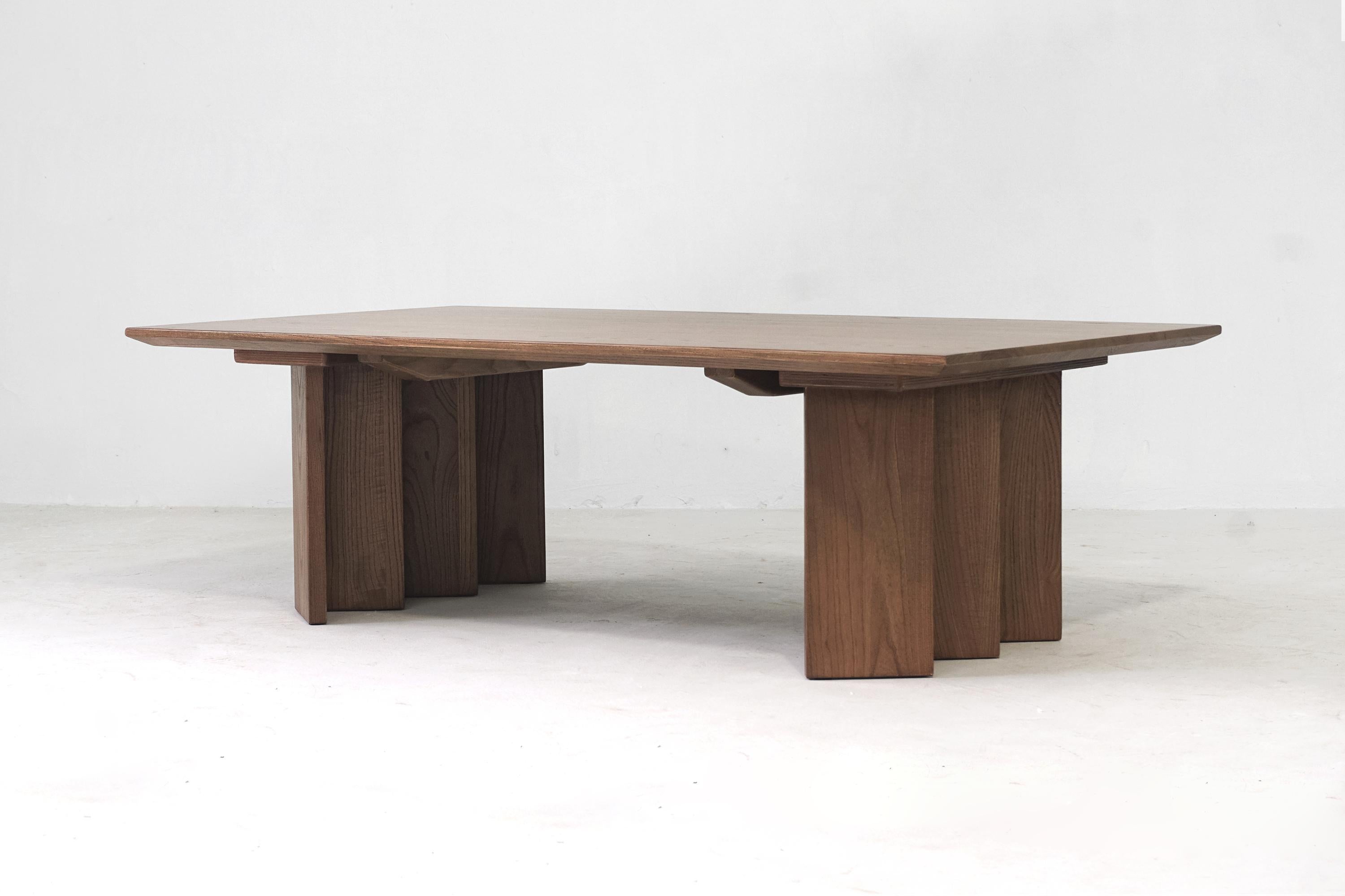 Sun at Six is a contemporary furniture design studio that works with traditional Chinese joinery masters to handcraft our pieces using traditional joinery. 

Great furniture begins with quality materials: raw, sustainably sourced white oak, our