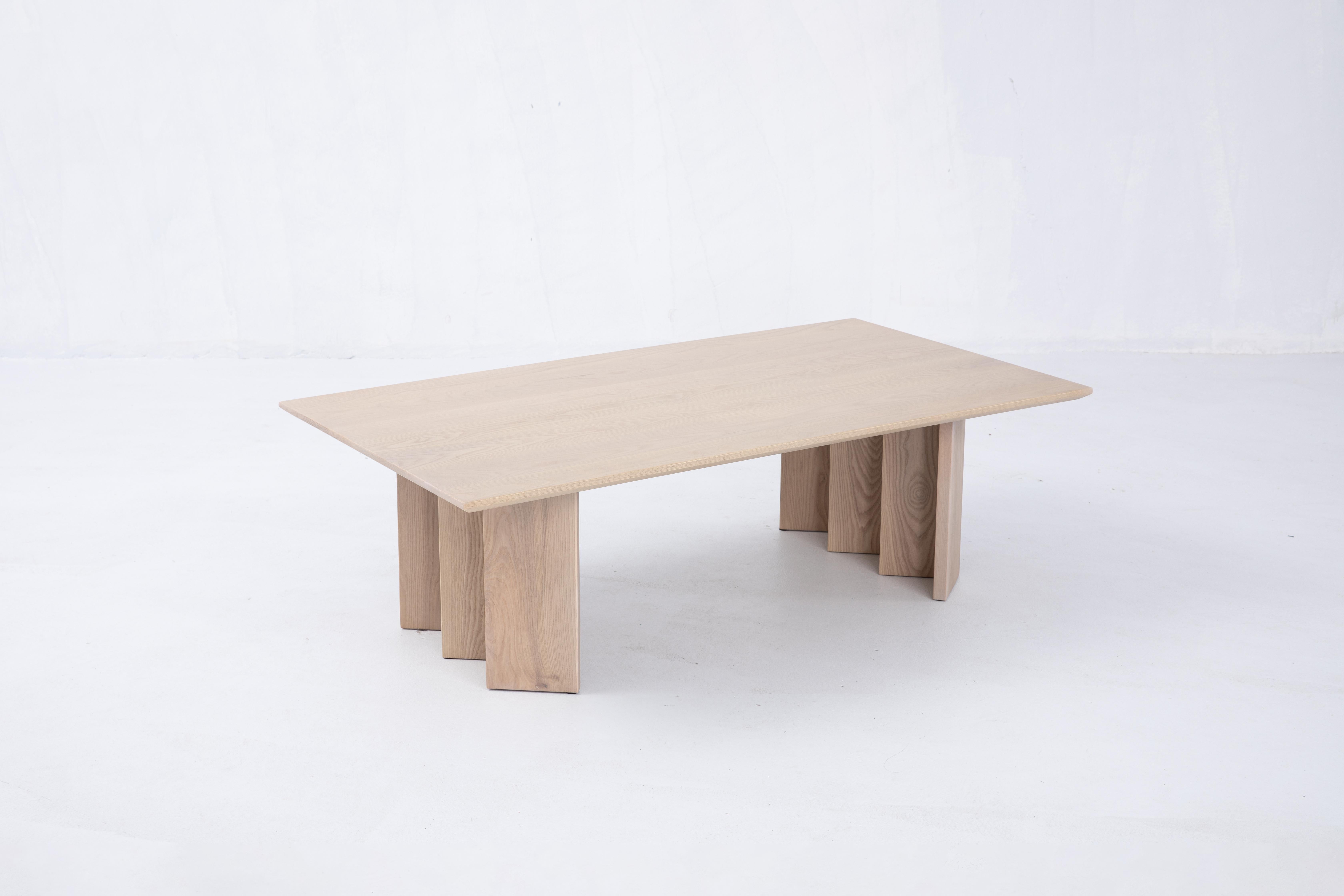 Chinois Table basse Zafal couleur chair, table basse minimaliste en vente