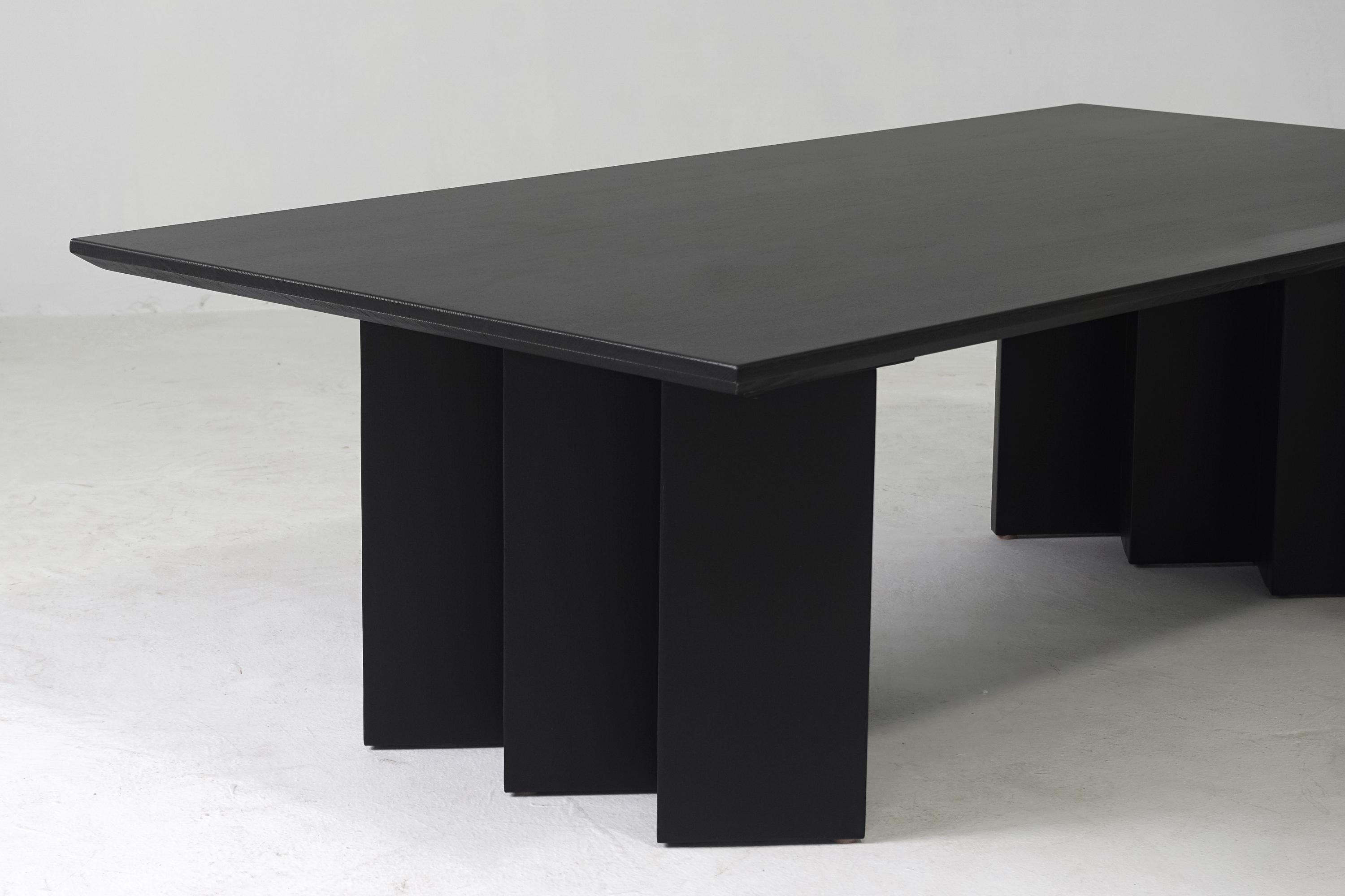 Ash Zafal Coffee Table in Black, Minimalist Coffee Table For Sale