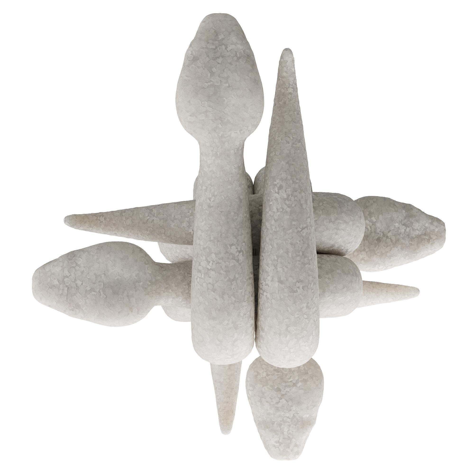 Zagazig-Skulptur ASC11 - Elfenbein-Ricestone-Verbundwerkstoff (Chinesisch) im Angebot