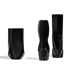 Zaha Hadid Design - Braid Vase Wide - Black