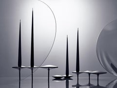 Zaha Hadid Design - Cell Candle Holder - Large / Silver
