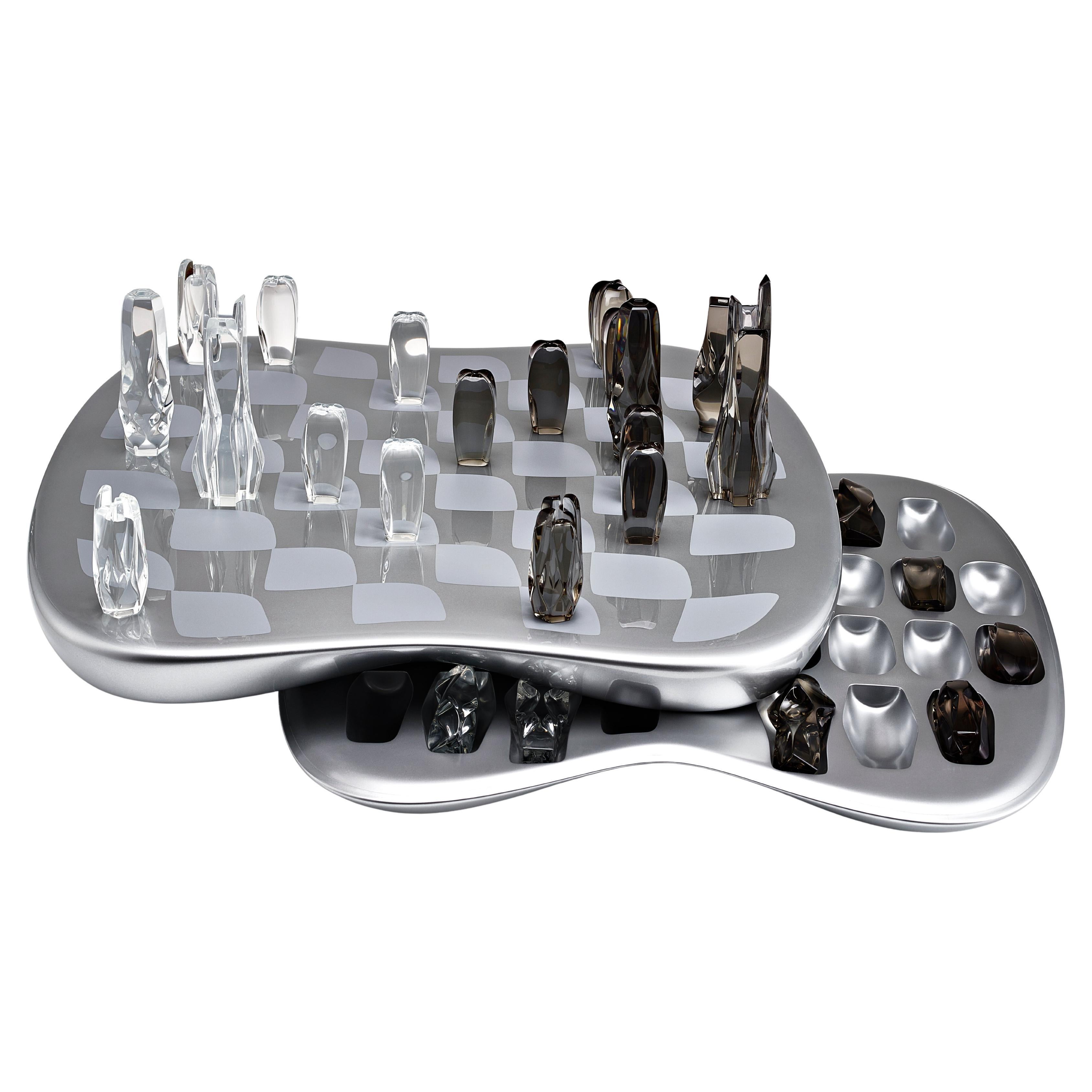 Zaha Hadid Design - Set di scacchi Field of Towers / Edizione limitata a 100 - A. Silver