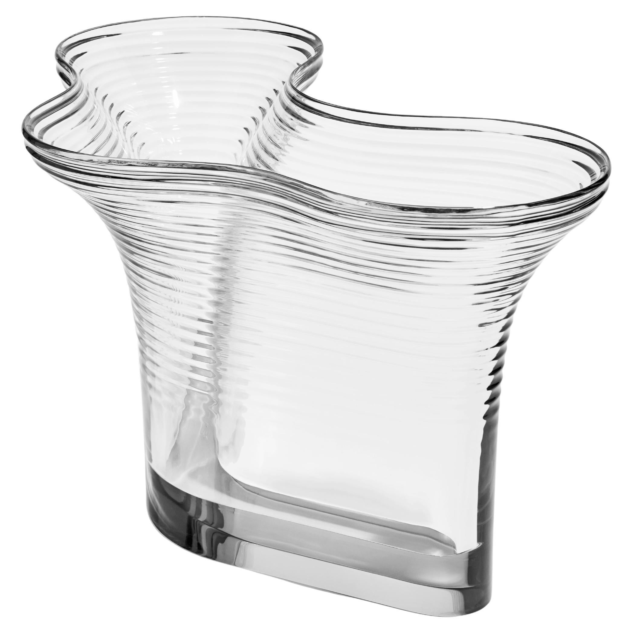Zaha Hadid Design - Vaso Node / Edizione limitata.100 - Medio / Trasparente in vendita