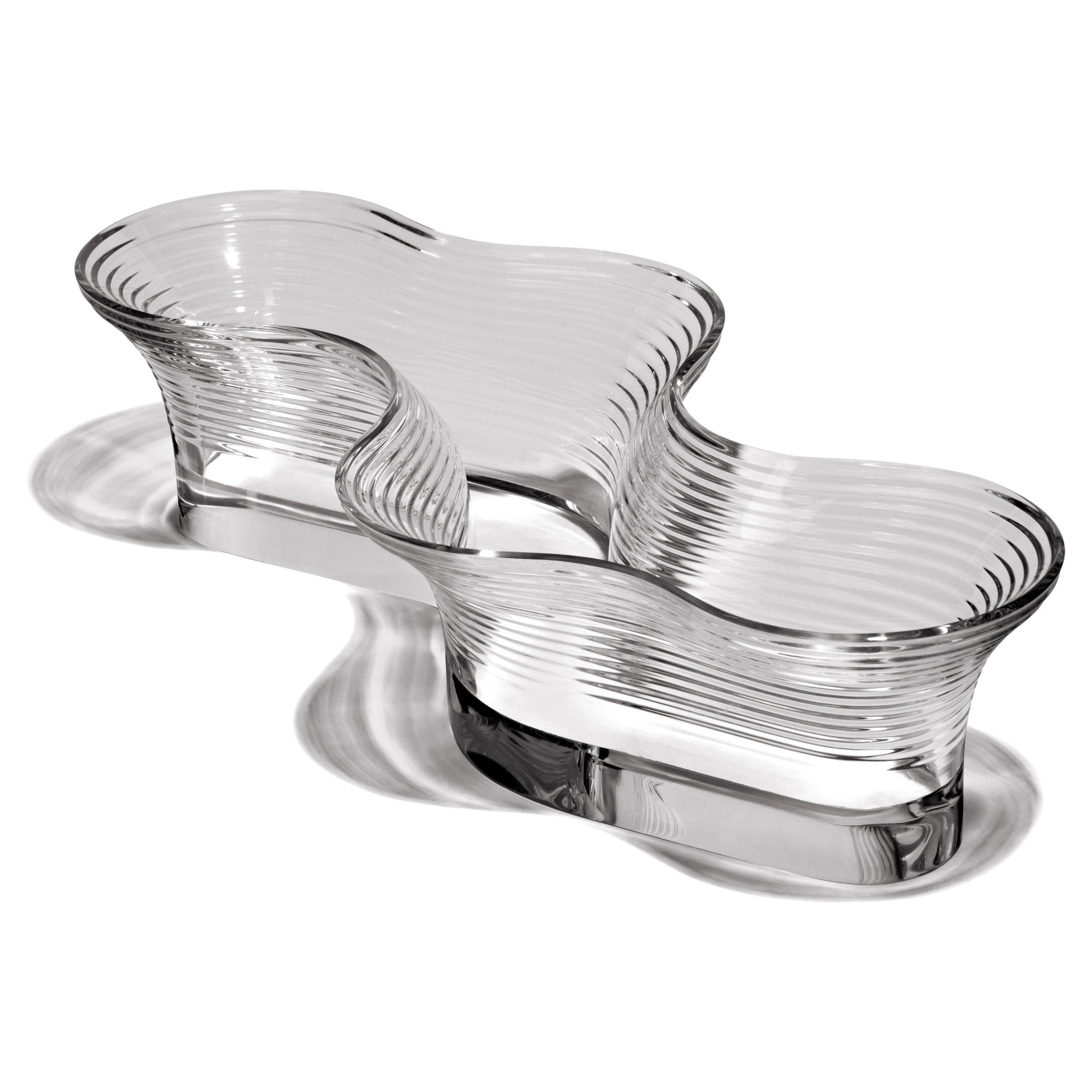 Zaha Hadid Design - Vaso Node / Edizione limitata.100 - Piccolo / Fumo