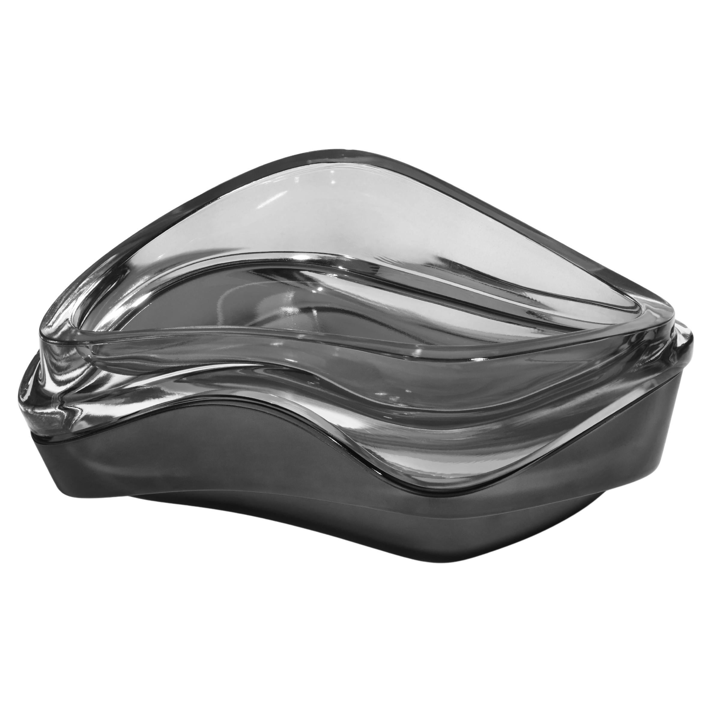 Zaha Hadid Design - Plex Vessel, Set of 2 - smoke