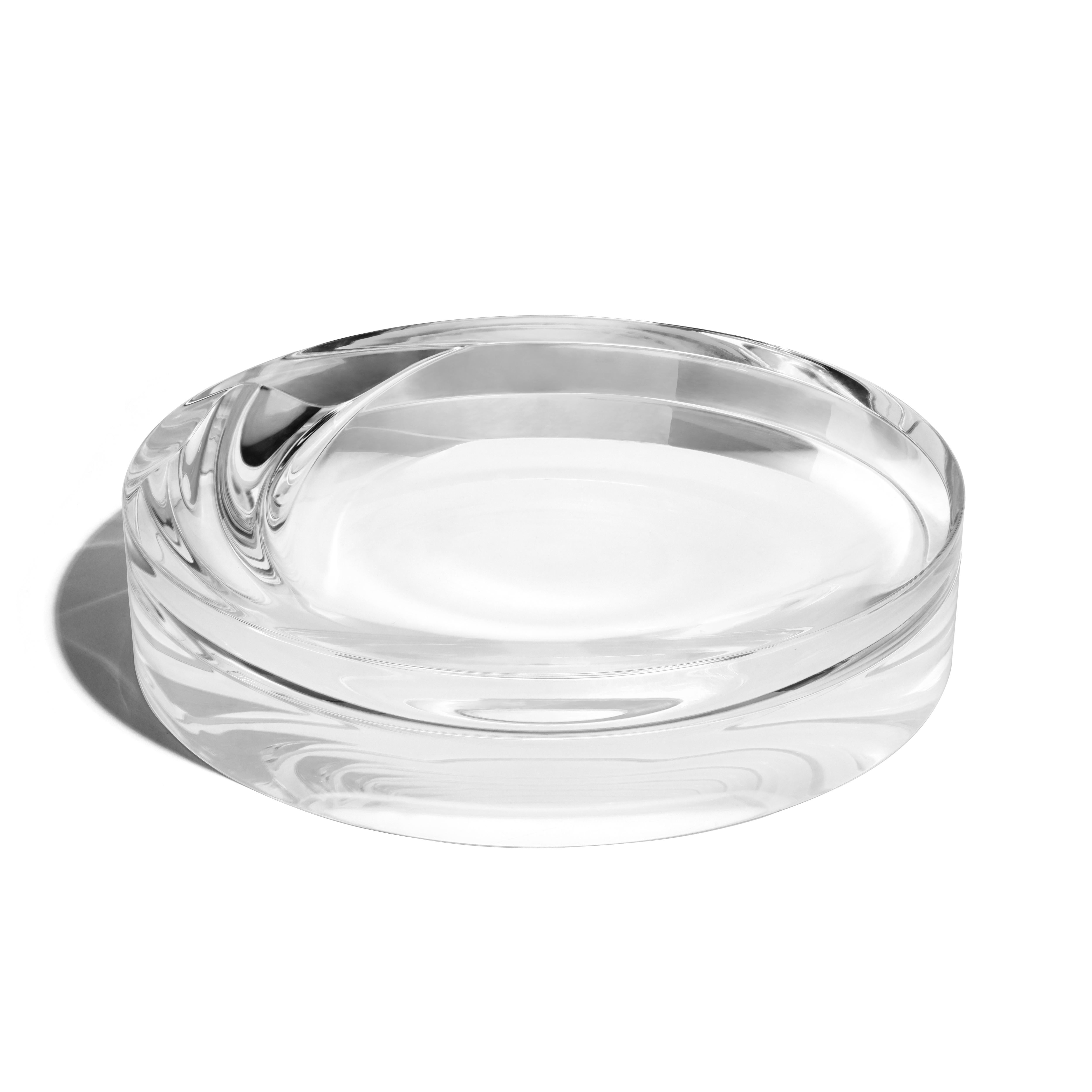 Italiano Zaha Hadid Design - Centrotavola Serenity / Ltd Edition.50 - Piccolo / Clear Clear in vendita