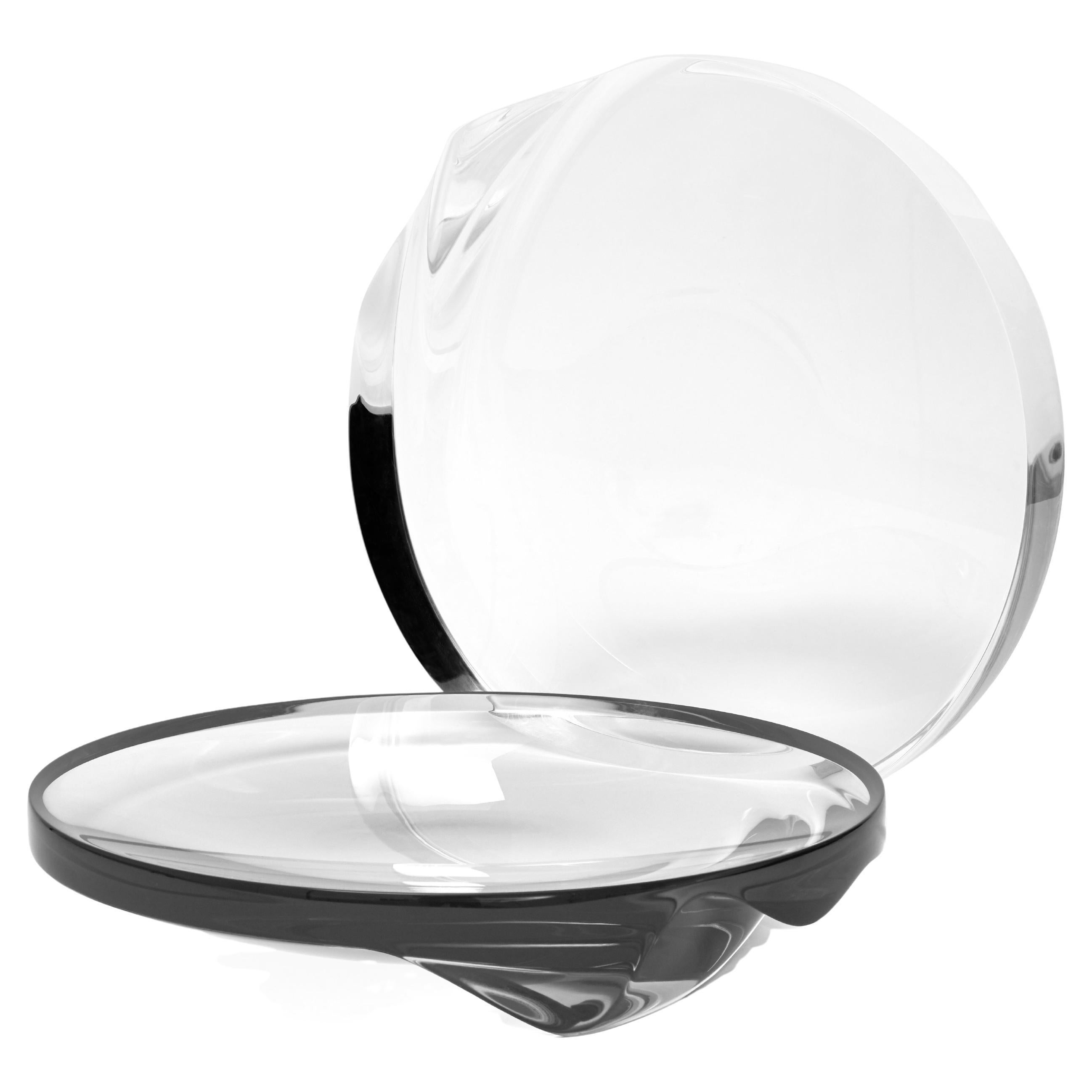 Zaha Hadid Design - Centrotavola Serenity / Edizione limitata.50 - Piccolo / Fumo chiaro