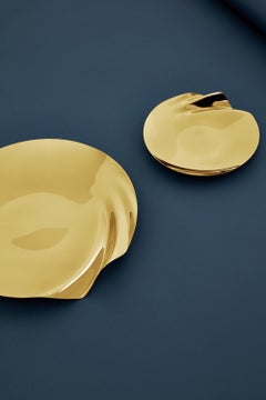 Zaha Hadid Design - Plato Serenidad / Mediano D 25 cm / Oro