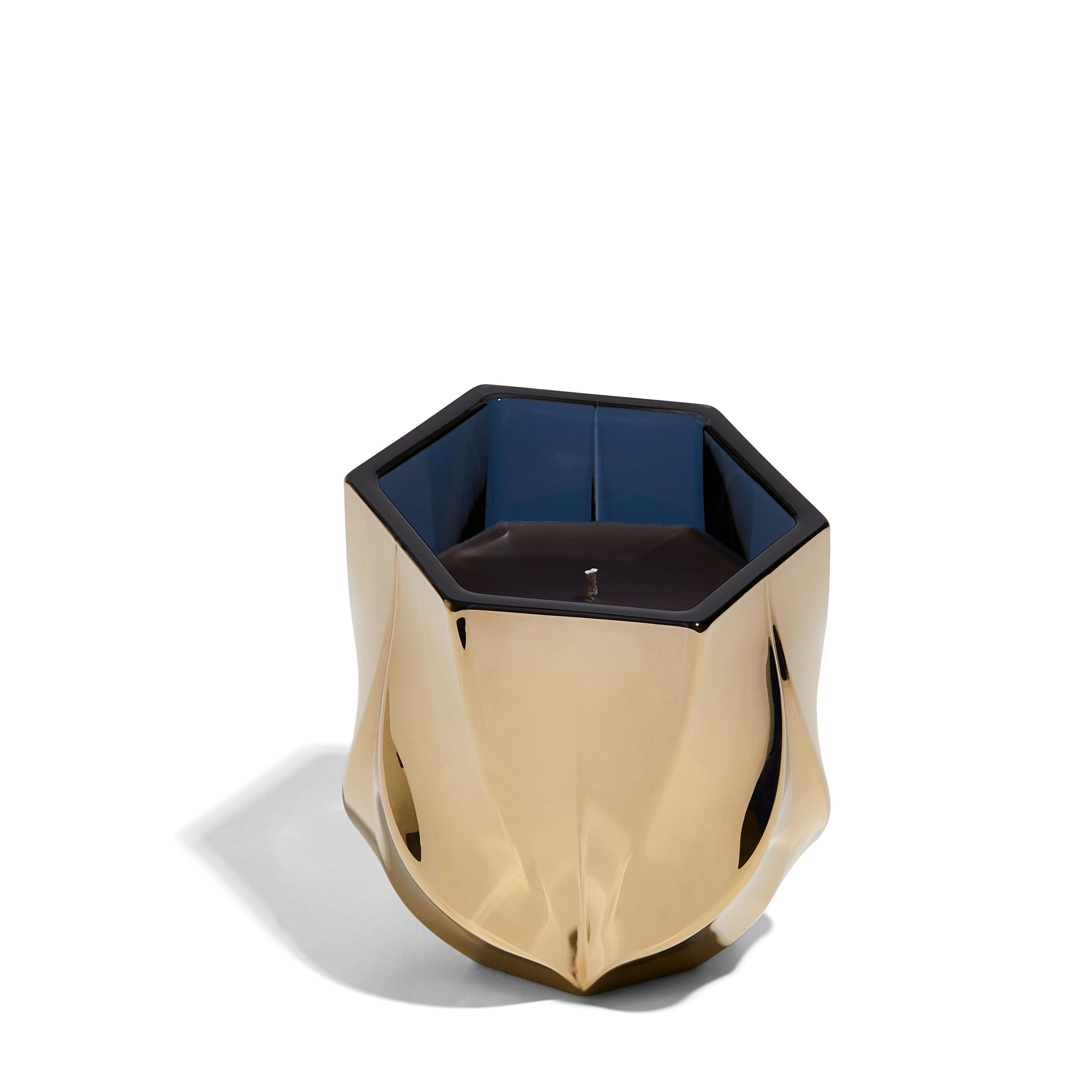 Zaha Hadid Design - Shimmer Scented Candle 260g - Auric Gold For