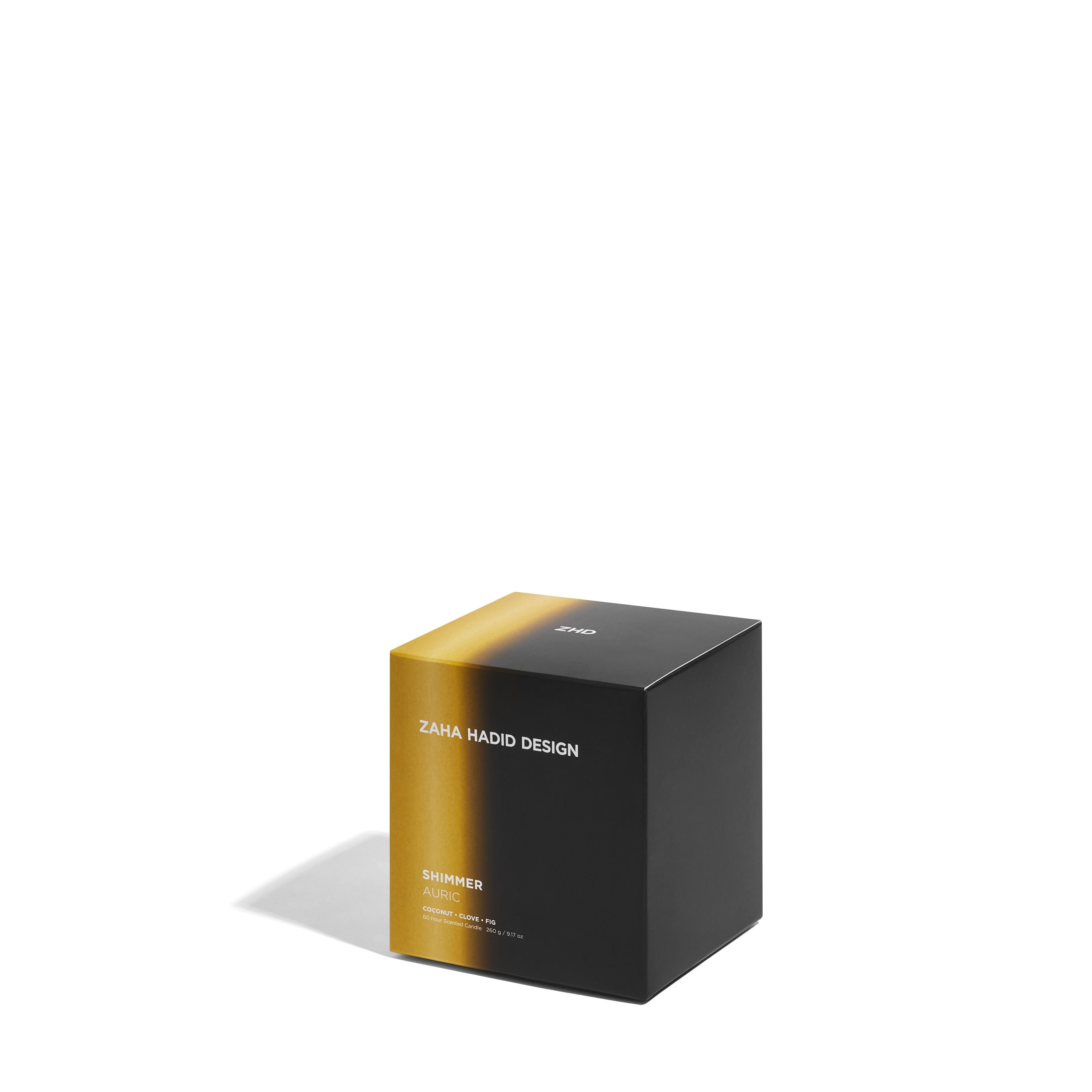 ZAHA HADID DESIGN SHIMMER AURIC キャンドル Zaha Hadid Design - Shimmer Scented Candle 260g - Auric Gold For
