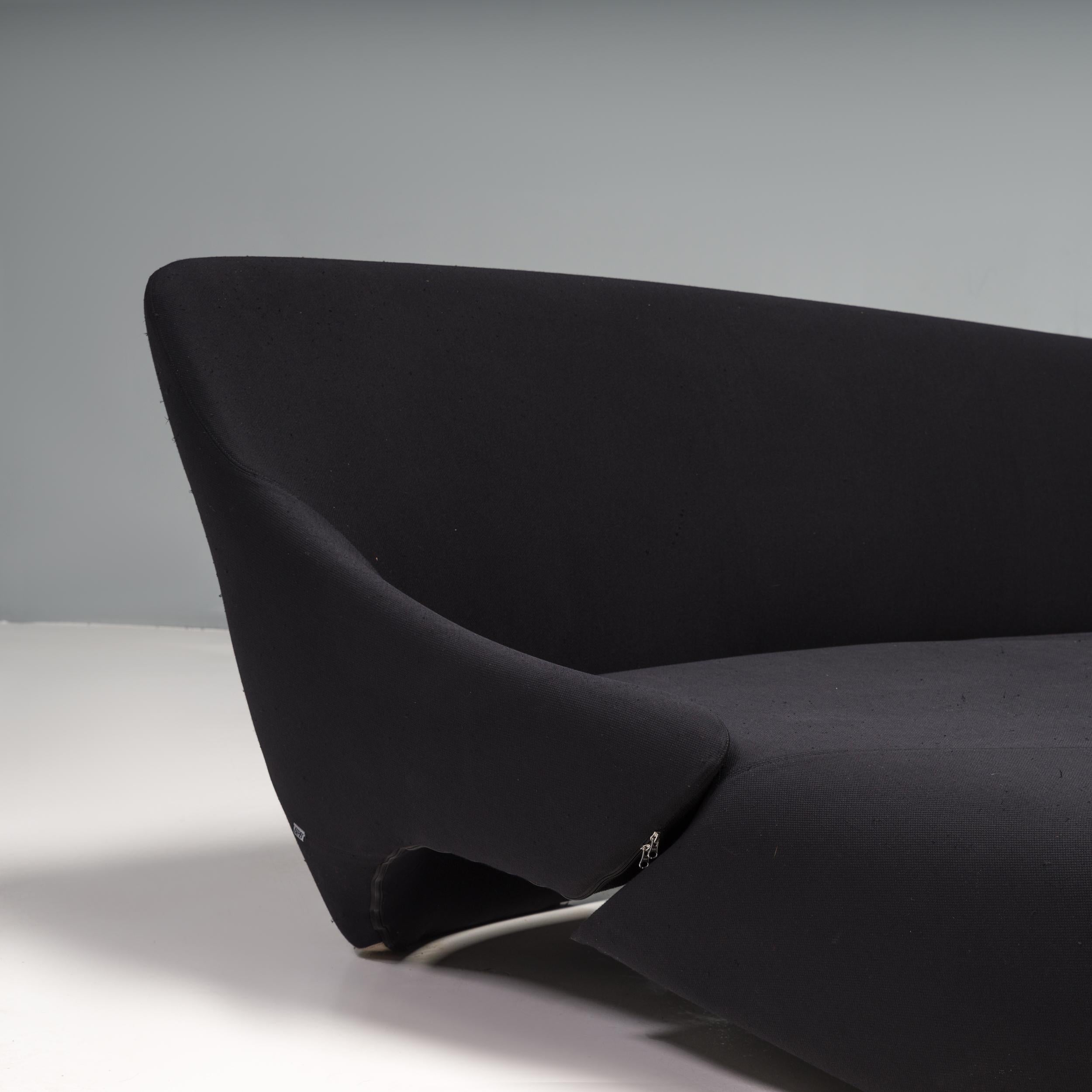 Zaha Hadid for B&B Italia Black MS288S Moon Sofa 1