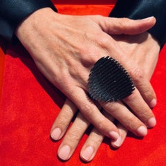 Zaha Hadid for Georg Jensen Diamond "Lamellae" Ring, 2016