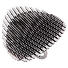 Zaha Hadid for Georg Jensen Diamond "Lamellae" Ring, 2016