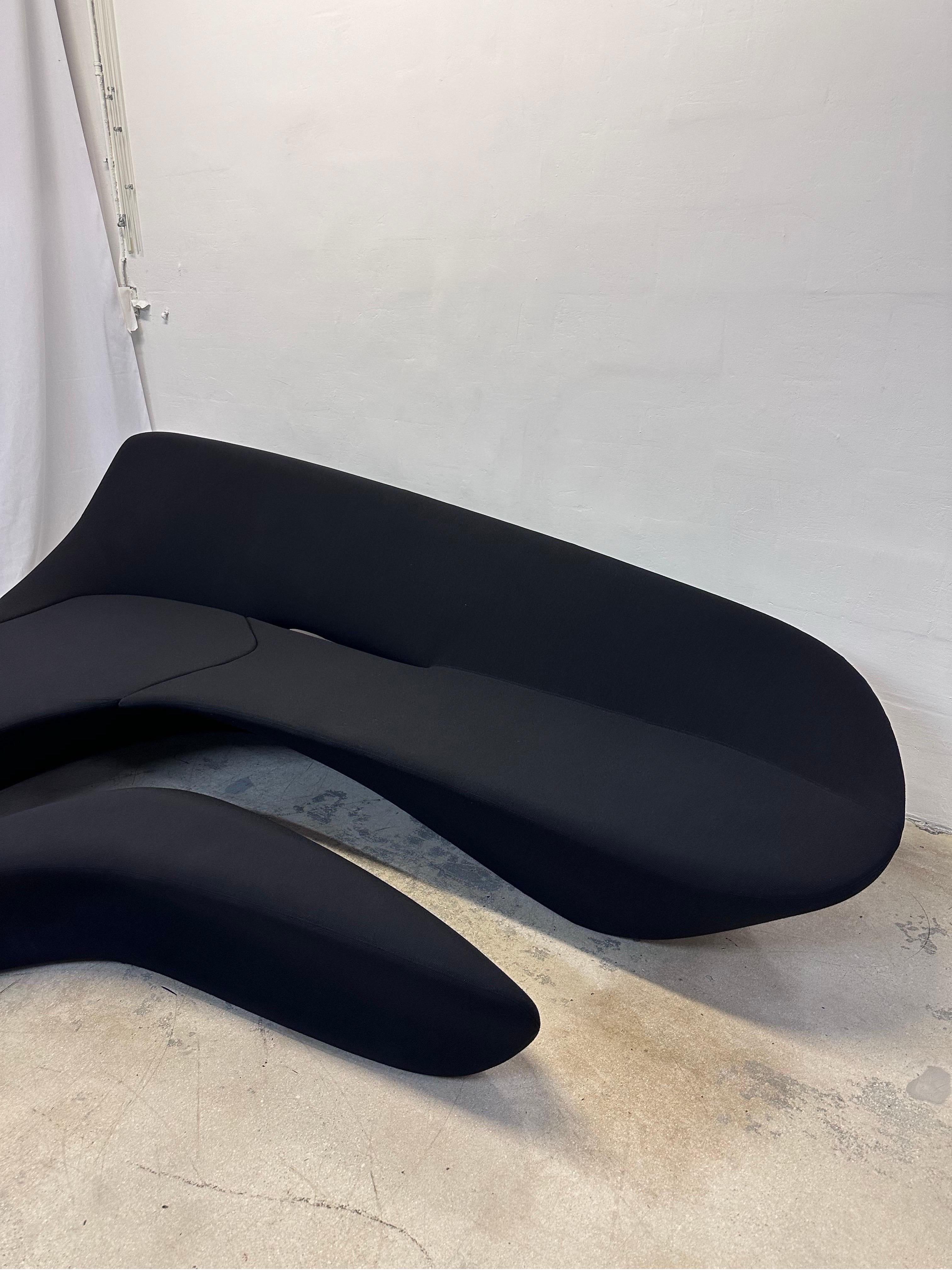 Organic Modern Zaha Hadid Moon System Sofa and Footrest for B&b Itália