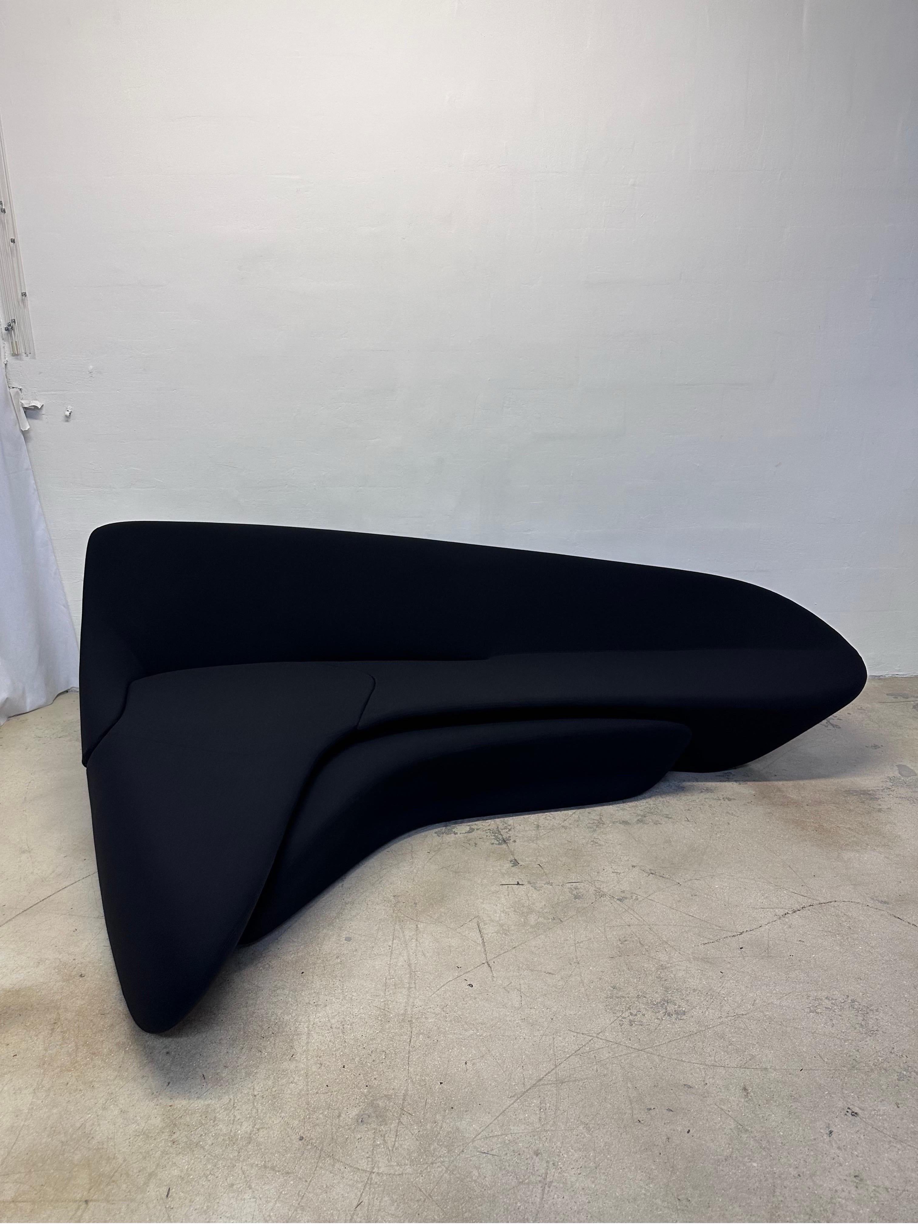 Zaha Hadid Moon System Sofa and Footrest for B&b Itália In Good Condition In Miami, FL