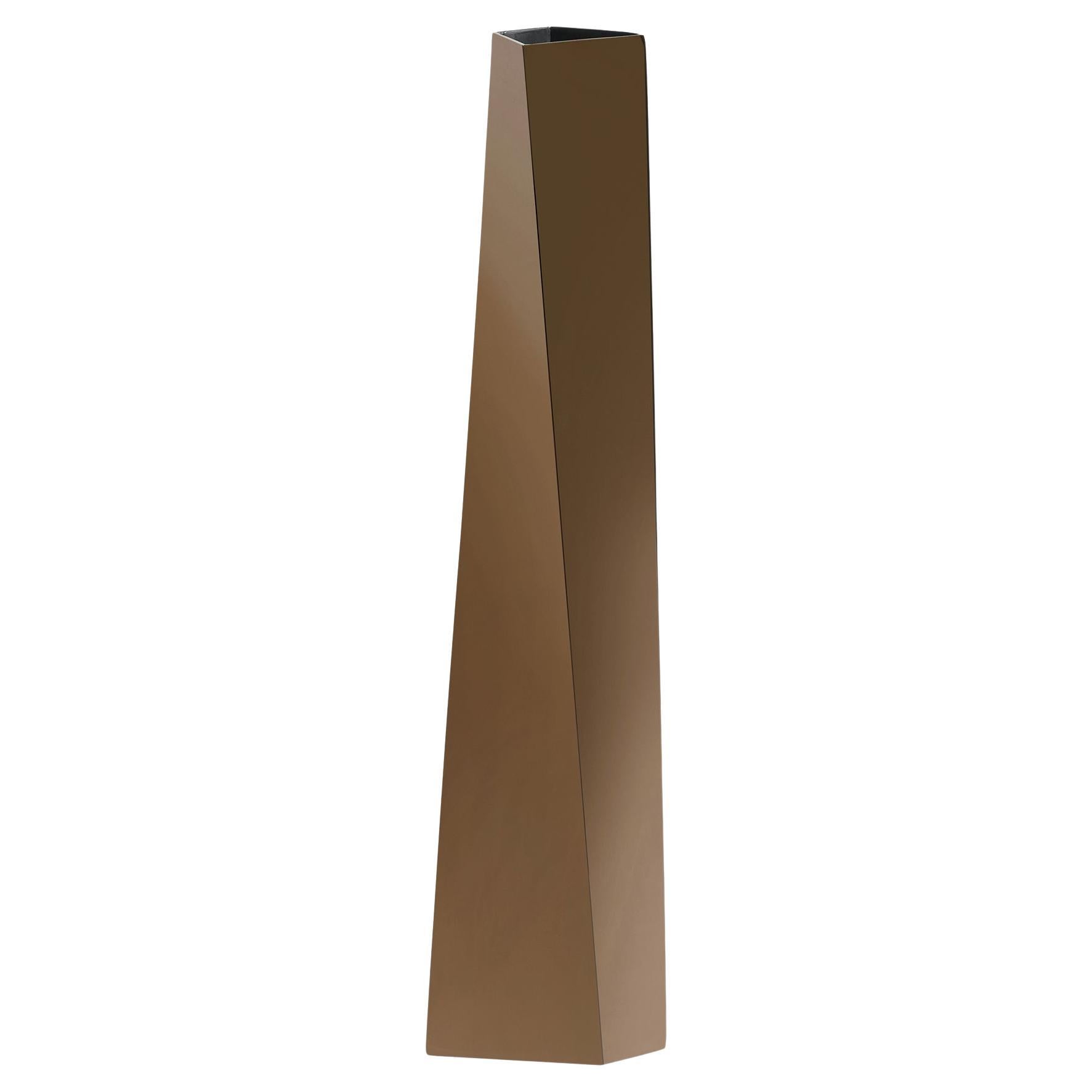 Zaha Hadid x Alessi - Crevasse Vase / Limitierte Auflage. 999 - Bronze