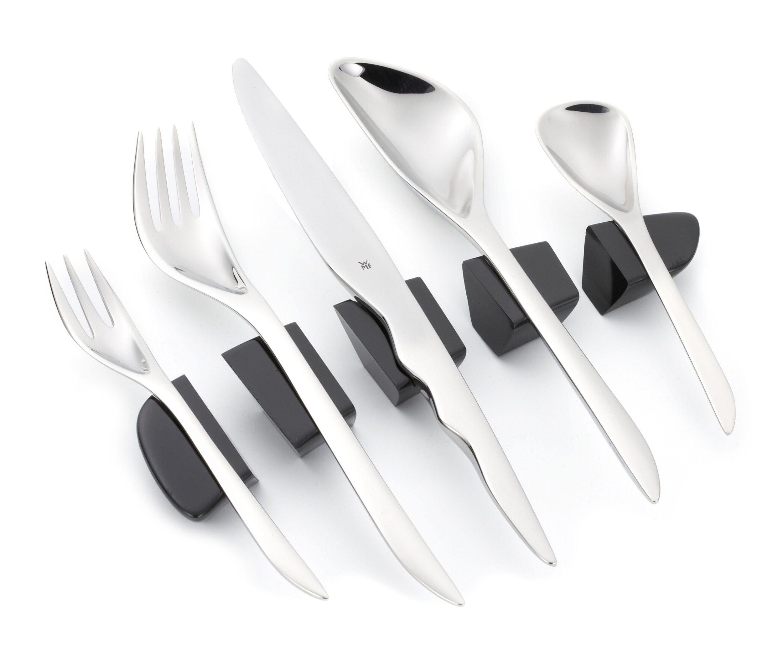 Zaha Hadid x WMF - Set de couverts 5 pièces dans un coffret de présentation - acier inoxydable Neuf - En vente à LONDON, GB