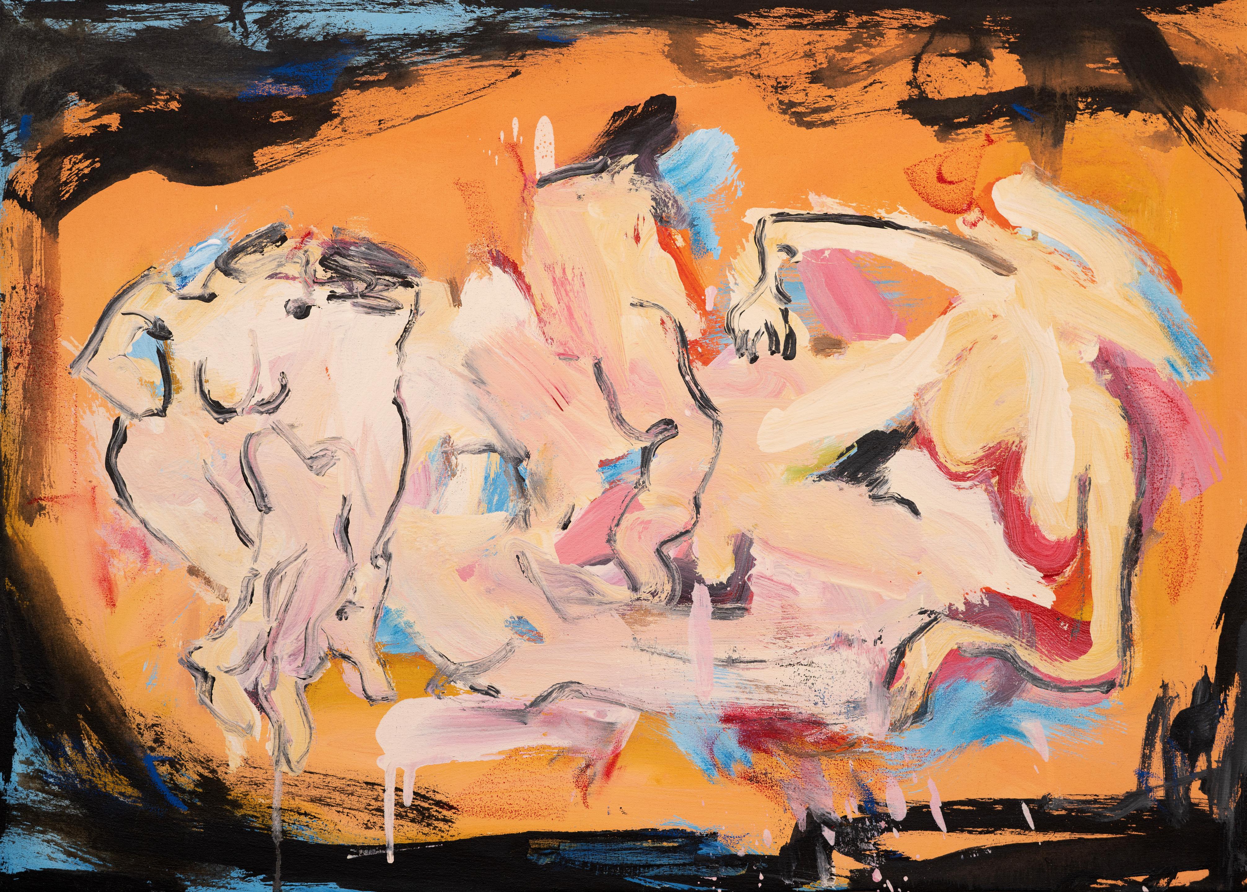Zahra Shahcheraghi  Abstract Painting - Each Other