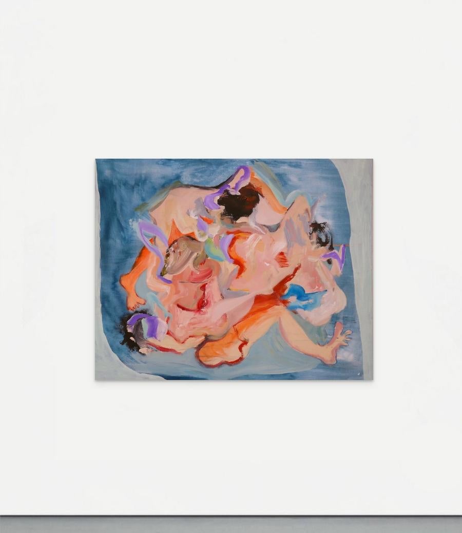 Finger Fetish - Abstract Expressionist Painting by Zahra Shahcheraghi 