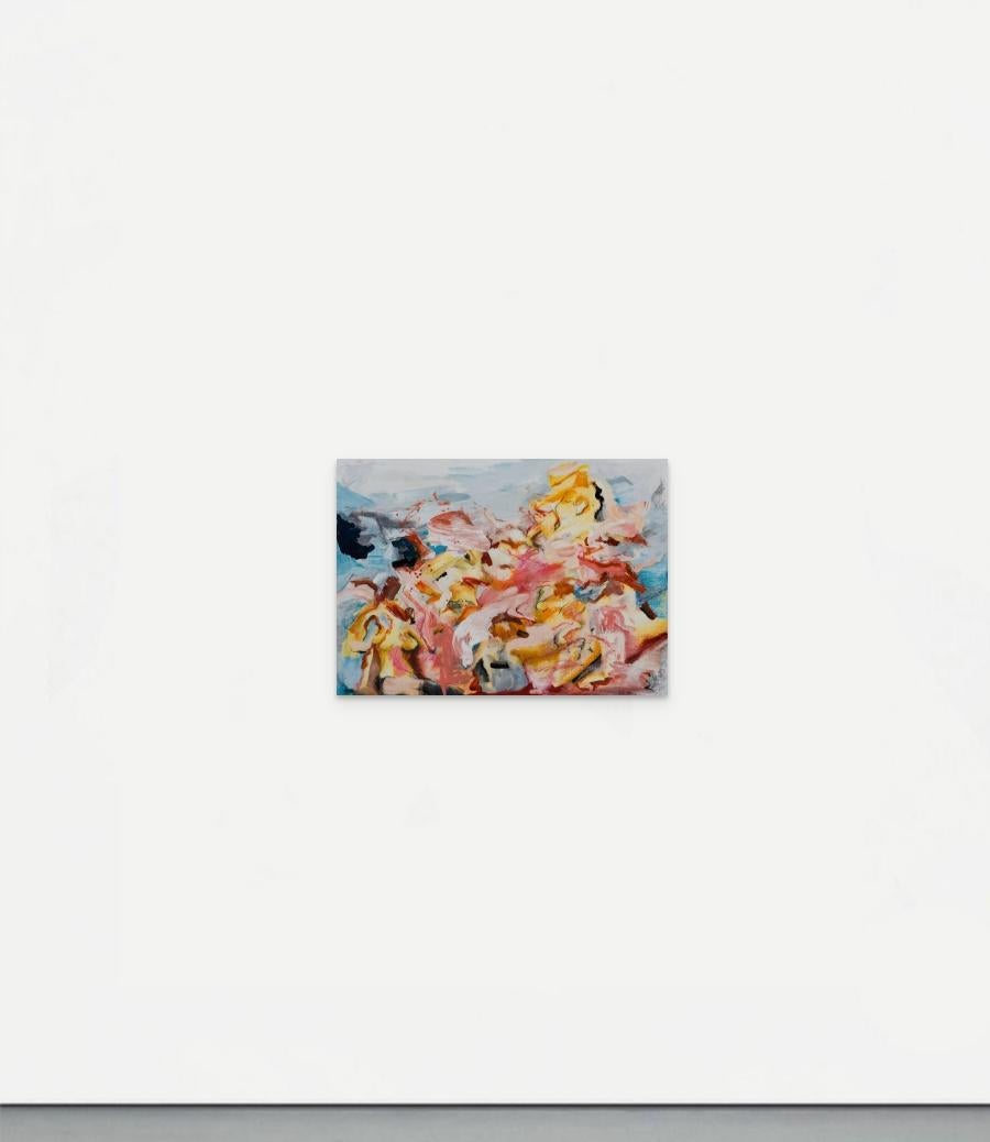 Untitled from - The enchanters of heaven series - Painting by Zahra Shahcheraghi 