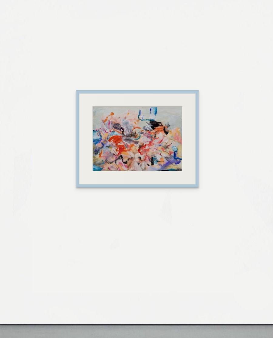 Ohne Titel aus der Serie Die Zauberer des Himmels – Painting von Zahra Shahcheraghi 