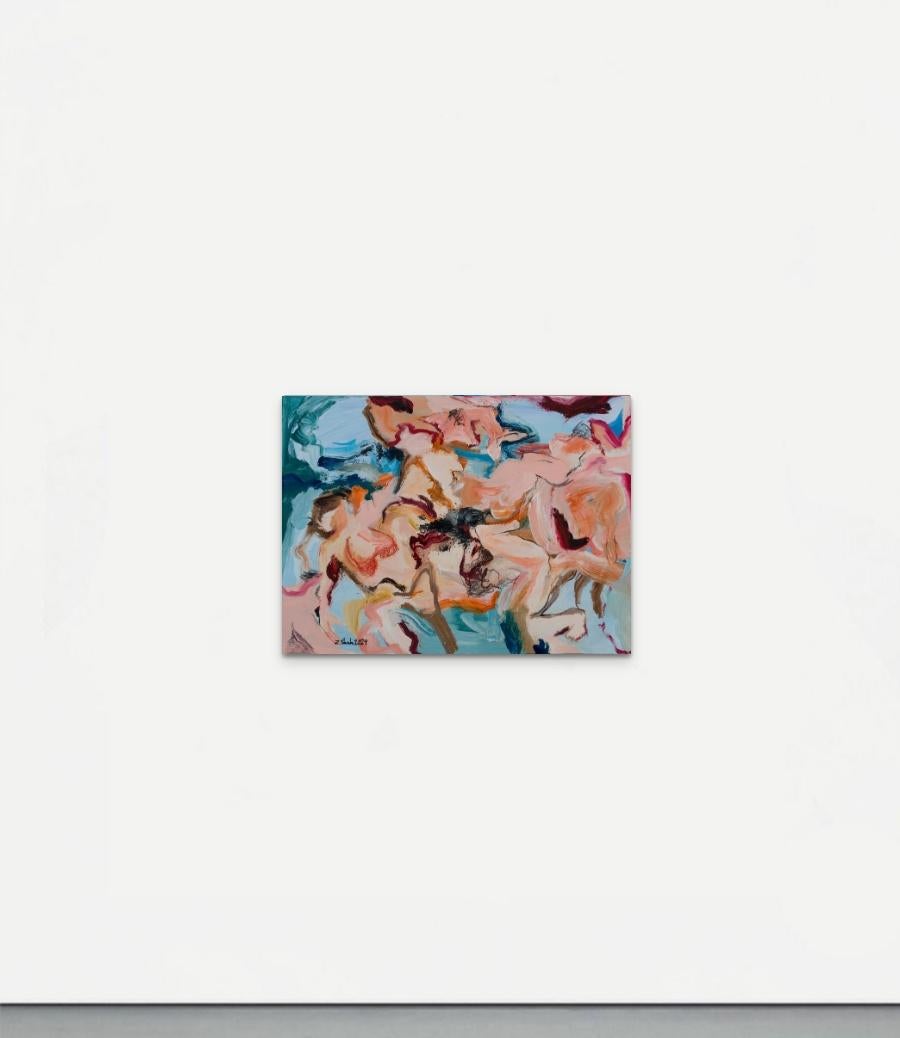 Untitled from - The nobles of paradise series - Painting by Zahra Shahcheraghi 