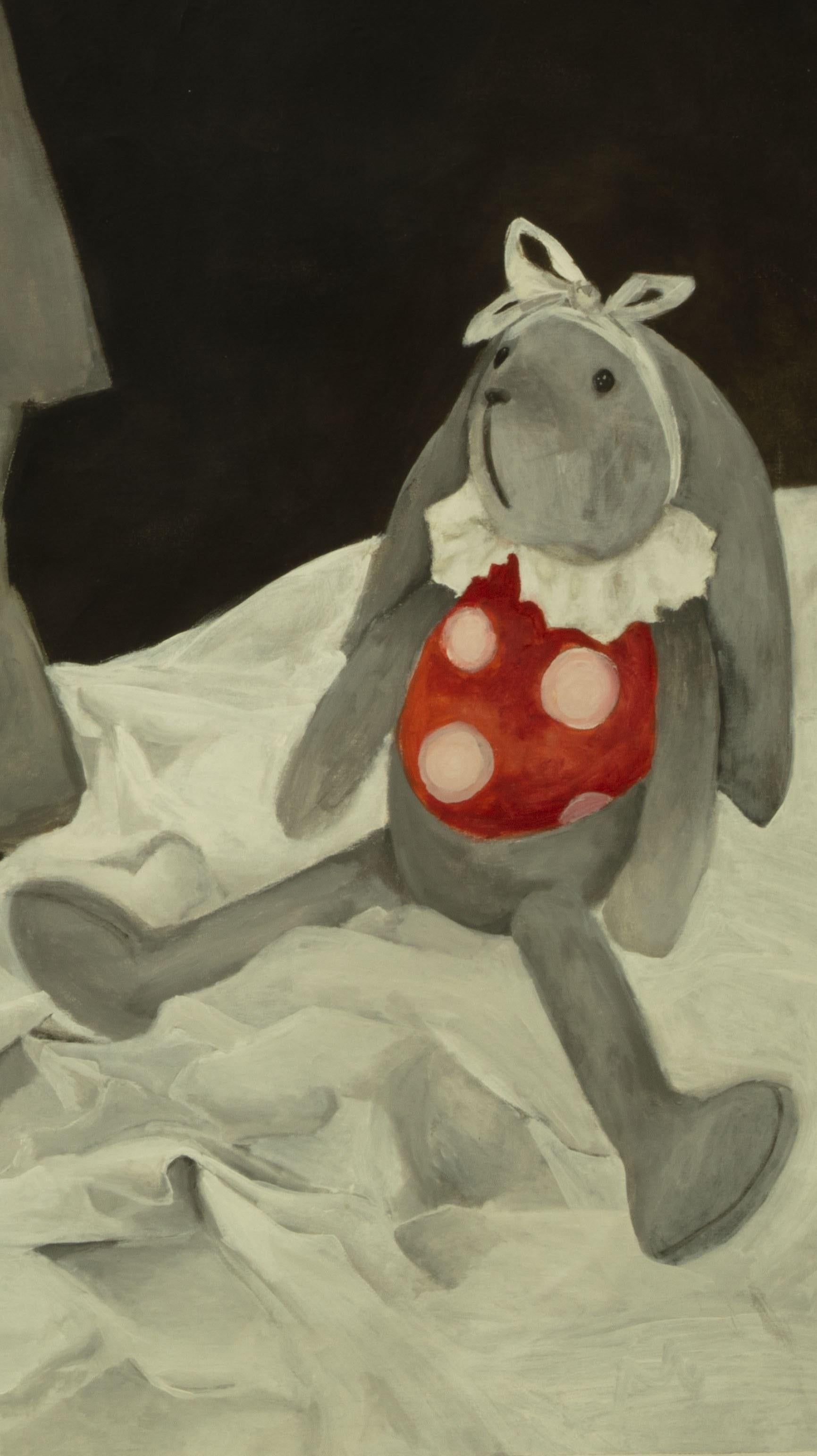 Silencio nº 3 Zahra Zeinali Siglo XXI Pintura iraní Muñeca del mundo infantil en venta 3