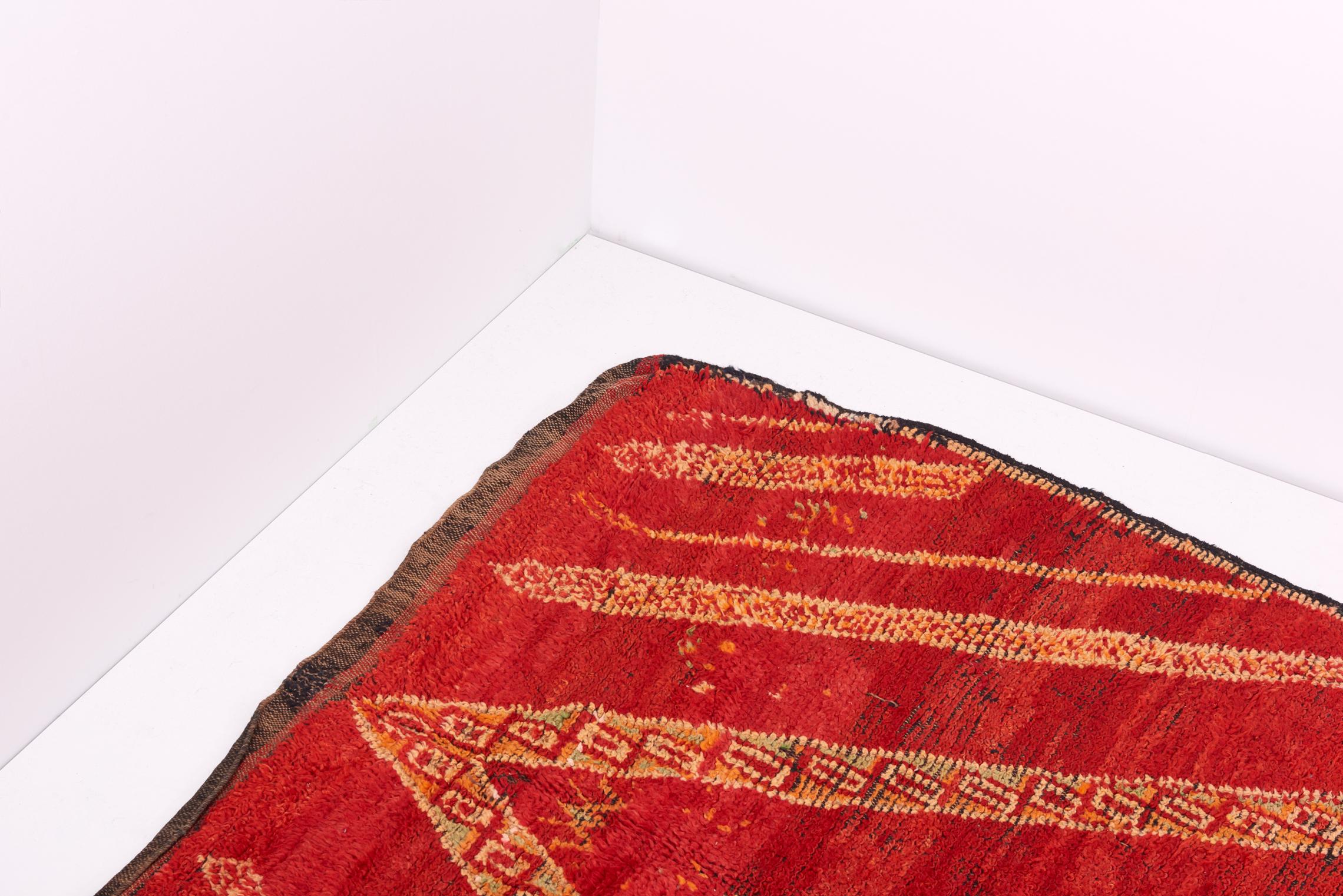 Wool Zaiane Carpet, Morocco 20th Century For Sale