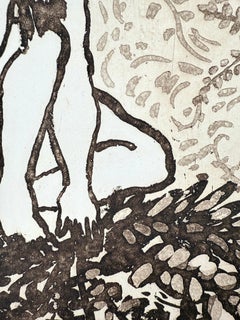 "Branch of Laurel" 2001 Incisione originale firmata Acquatinta 22x18in Arte cubana