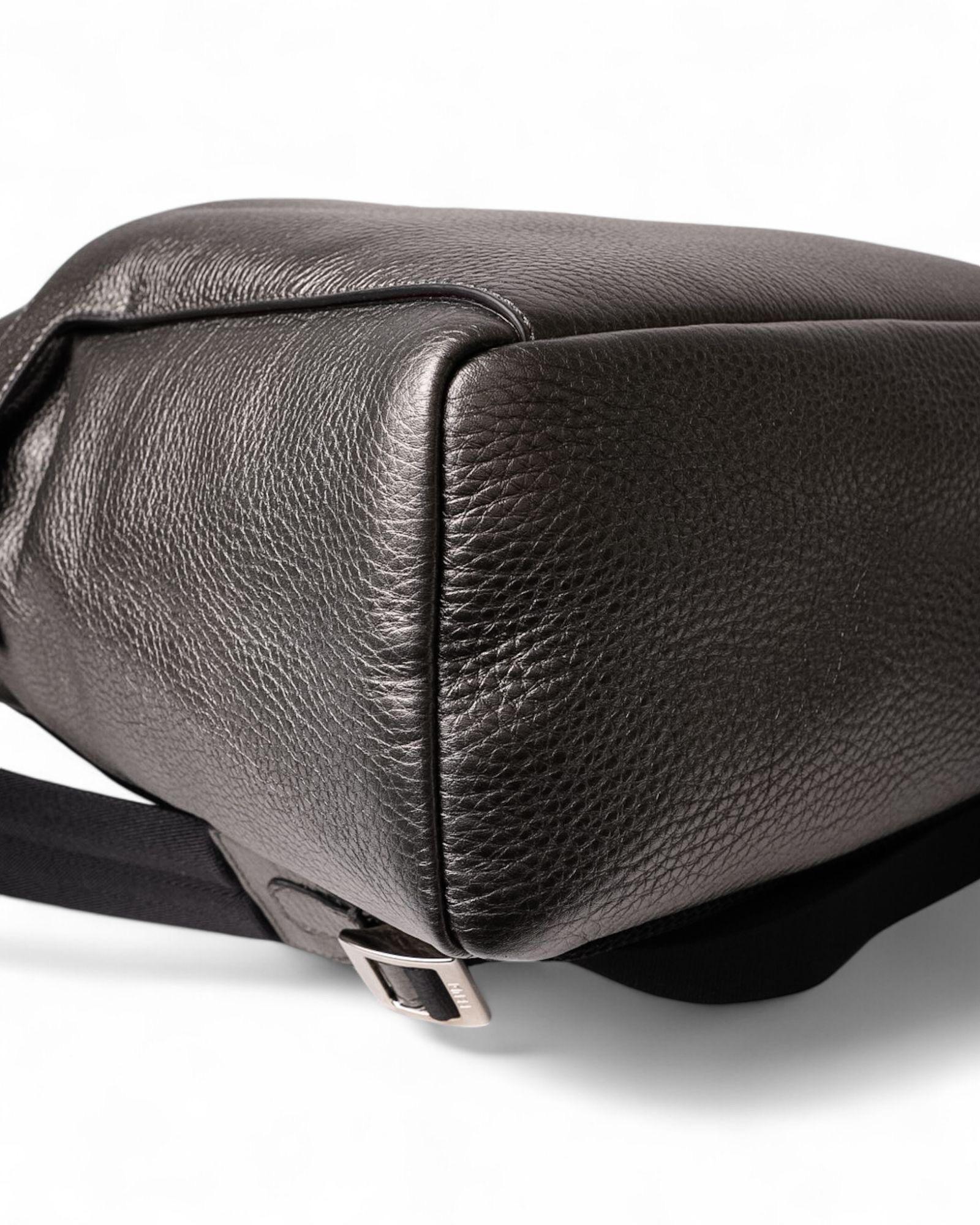 Zaino Fendi Peekaboo Monster MM Grigio en vente 6