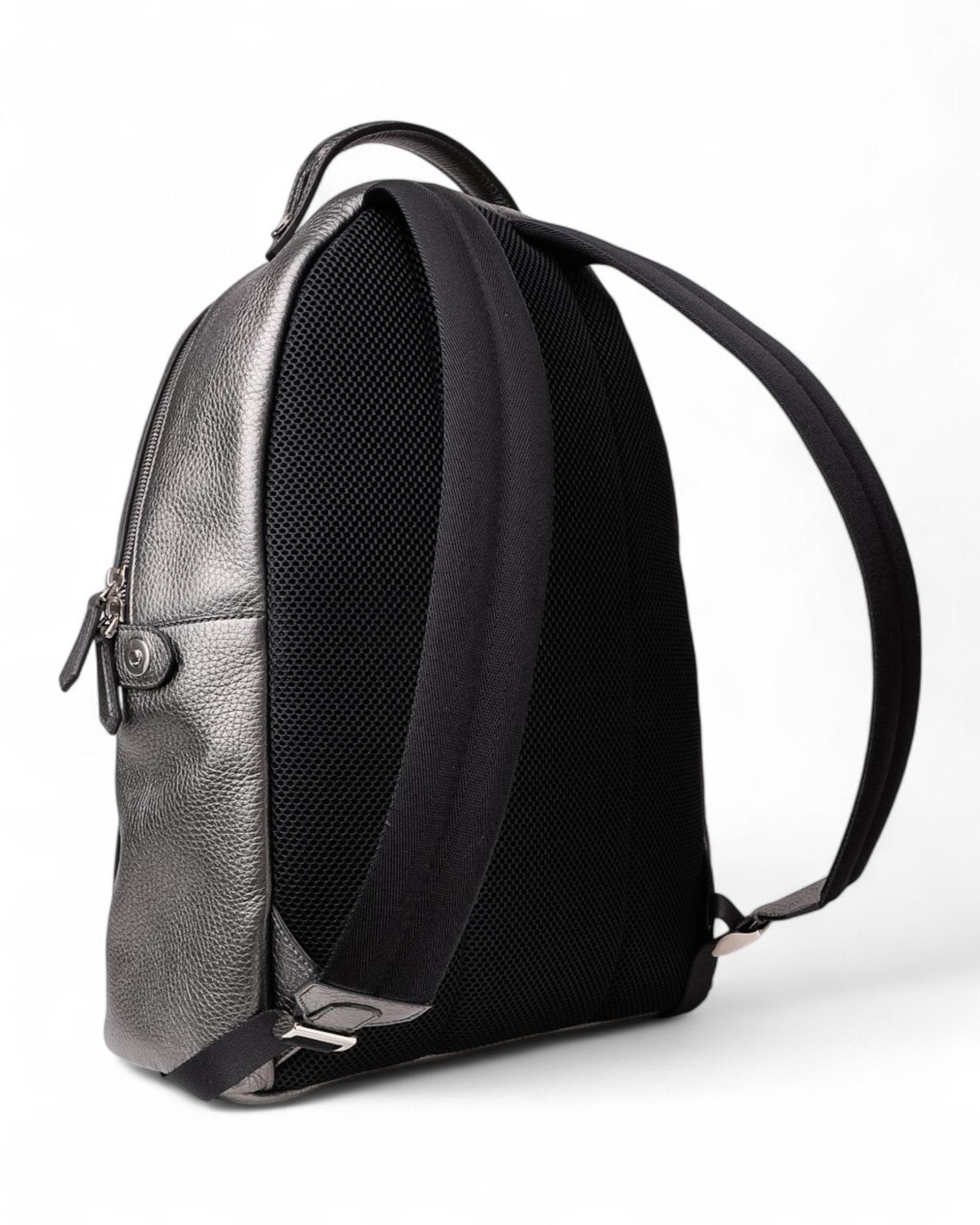 Zaino Fendi Peekaboo Monster MM Grigio en vente 3