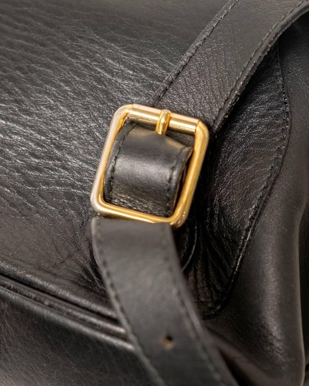 Zaino Gucci MM Bamboo Mini Pelle Nera 9