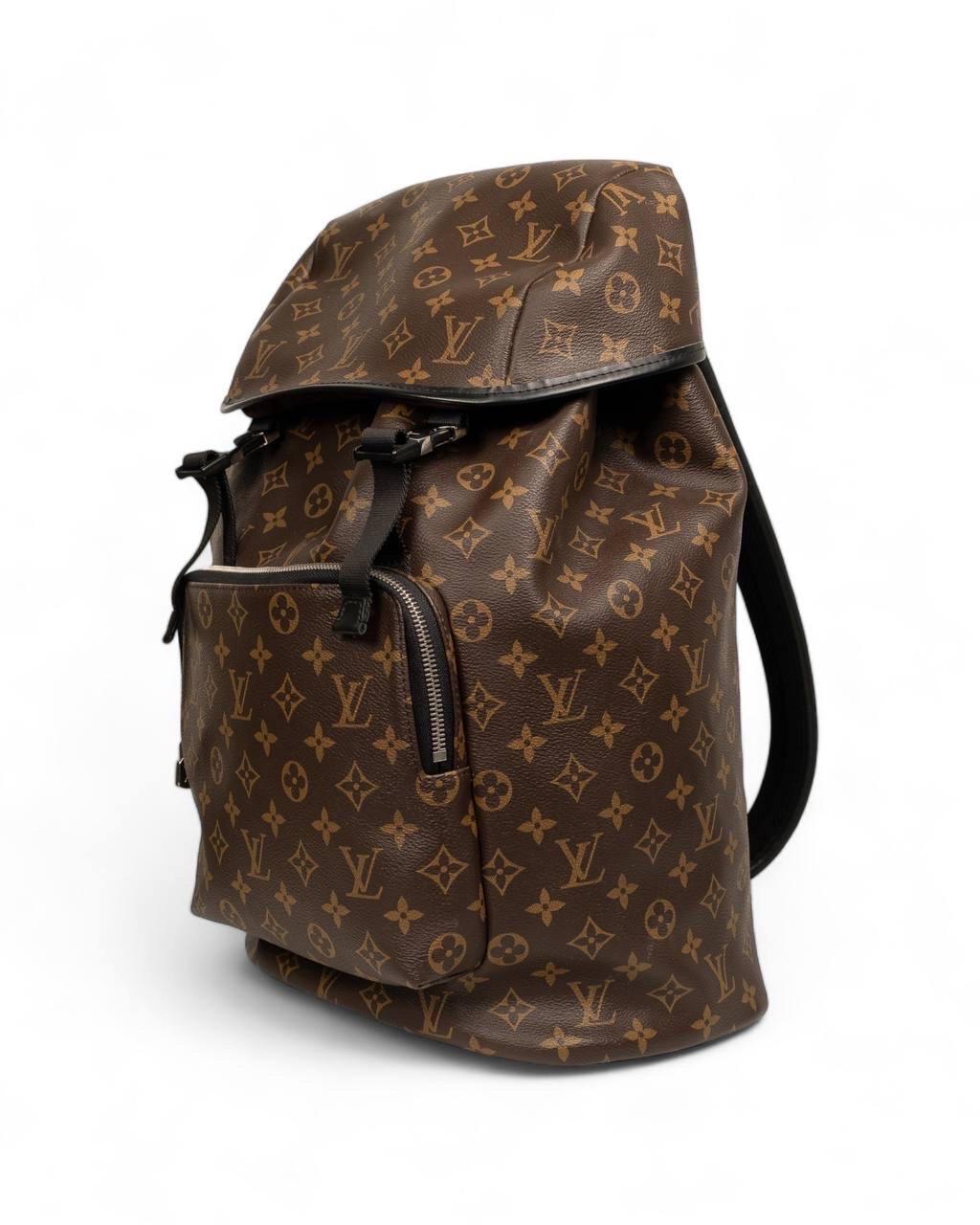 Zaino Louis Vuitton Zaino Zack Monogram Macassar en vente 6