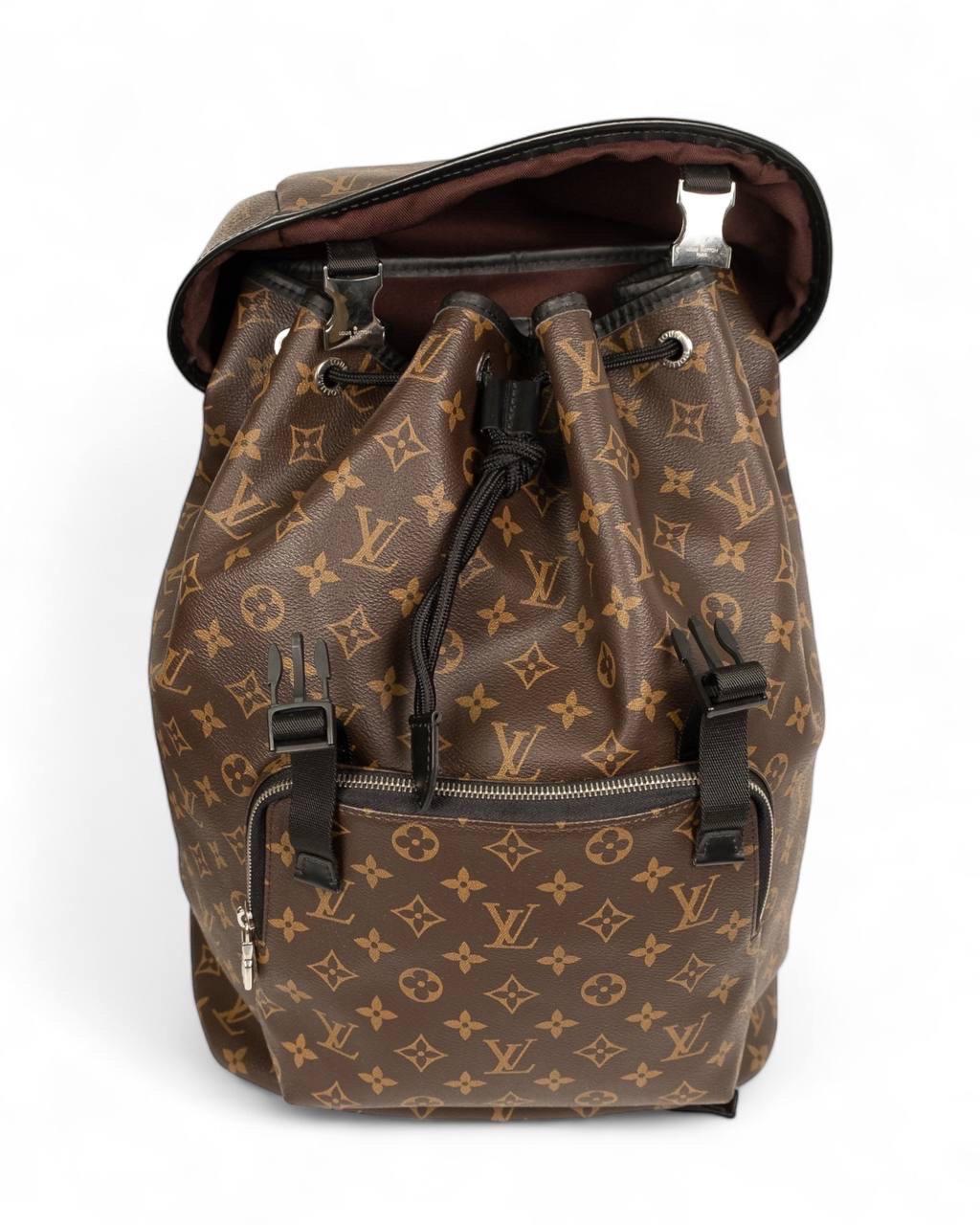 Zaino Louis Vuitton Zaino Zack Monogram Macassar en vente 7