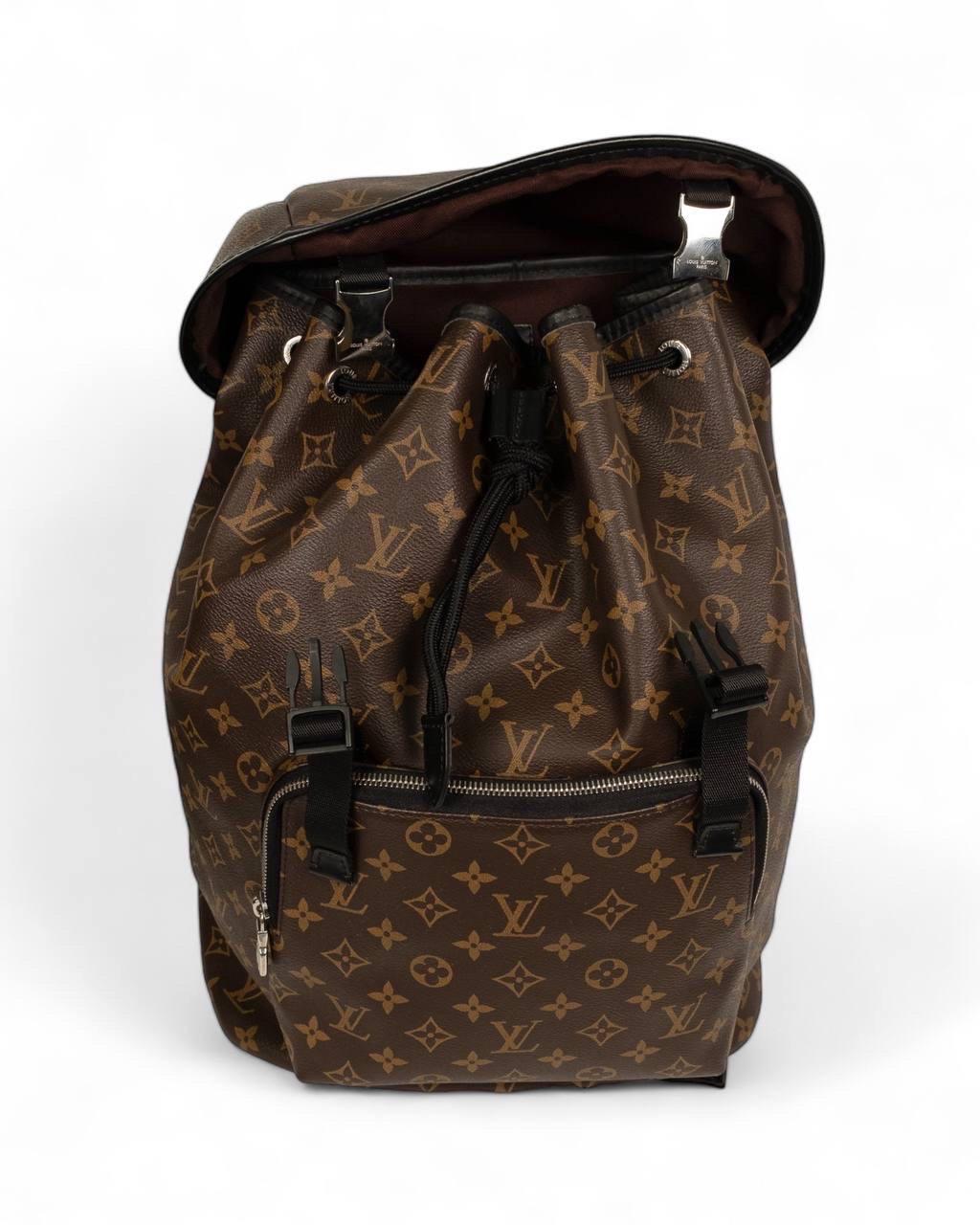Zaino Louis Vuitton Zaino Zack Monogram Macassar en vente 8