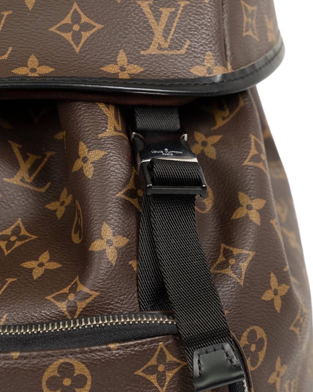 Noir Zaino Louis Vuitton Zaino Zack Monogram Macassar en vente