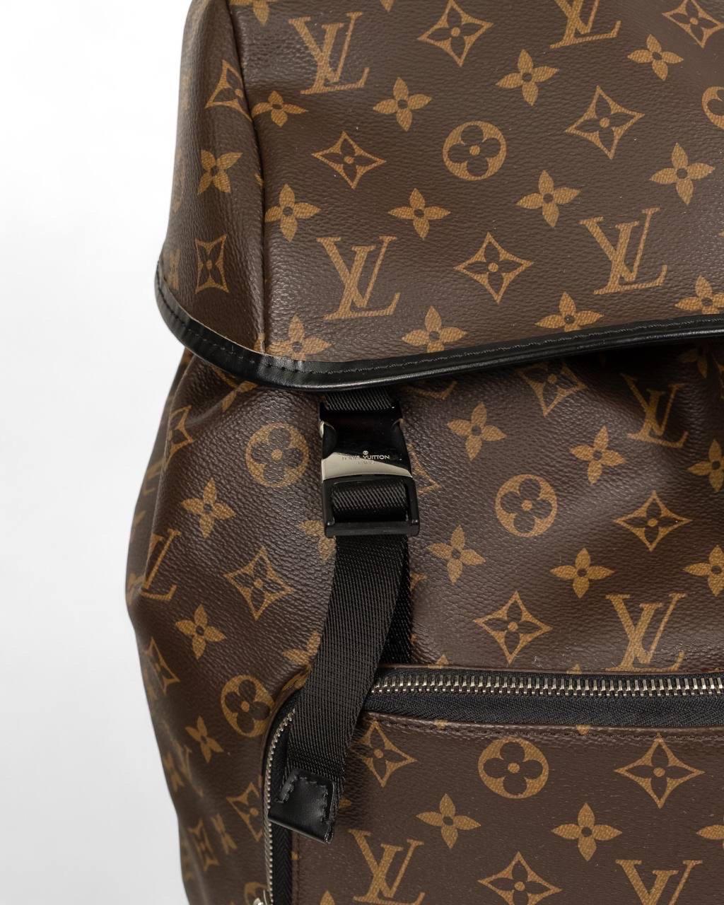 Zaino Louis Vuitton Zaino Zack Monogram Macassar Bon état - En vente à Torre Del Greco, IT