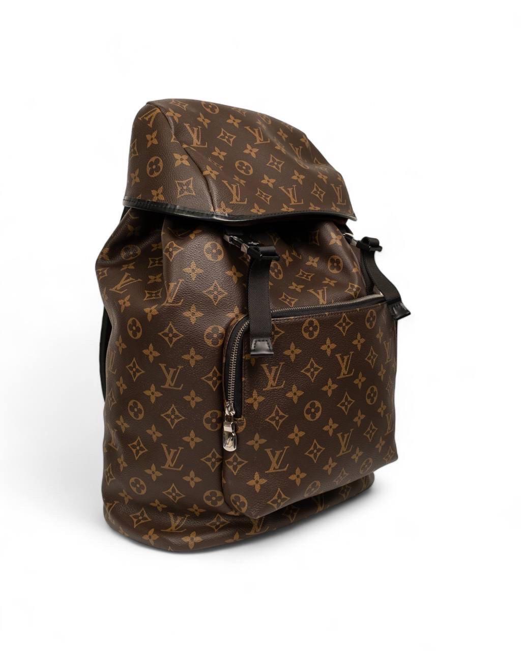 Zaino Louis Vuitton Zaino Zack Monogram Macassar en vente 1