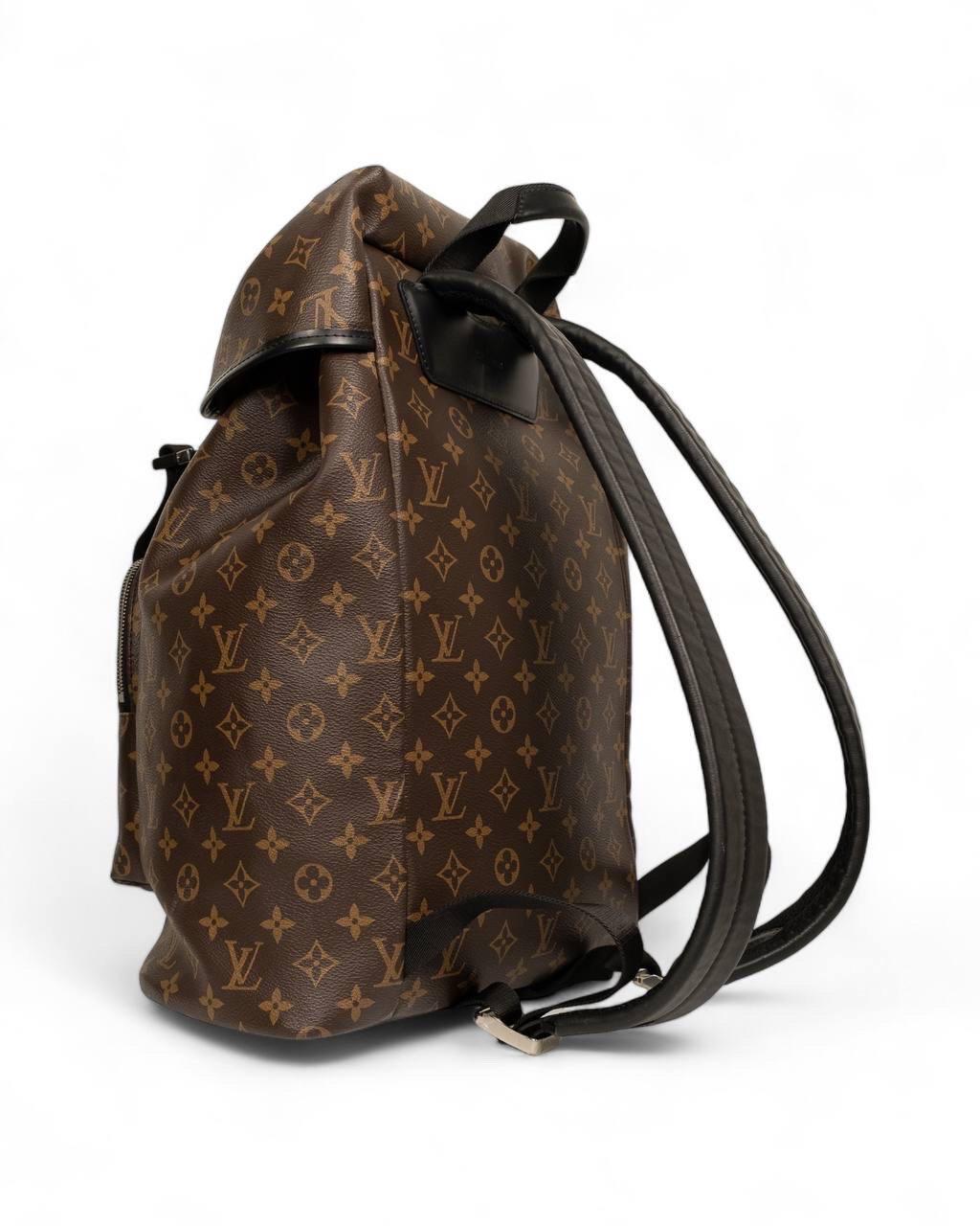 Zaino Louis Vuitton Zaino Zack Monogram Macassar en vente 3