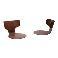 "Zaisu" Legless Chair by Isamu Kenmochi for Tendo Mokko, 1970s