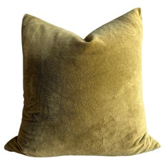 Zak + Fox Plush Moso Plush Wool Pillows in 24" x24" Gold