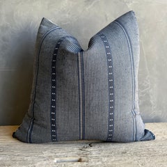Zak & Fox Woven Linen Accent Pillow with Down Insert
