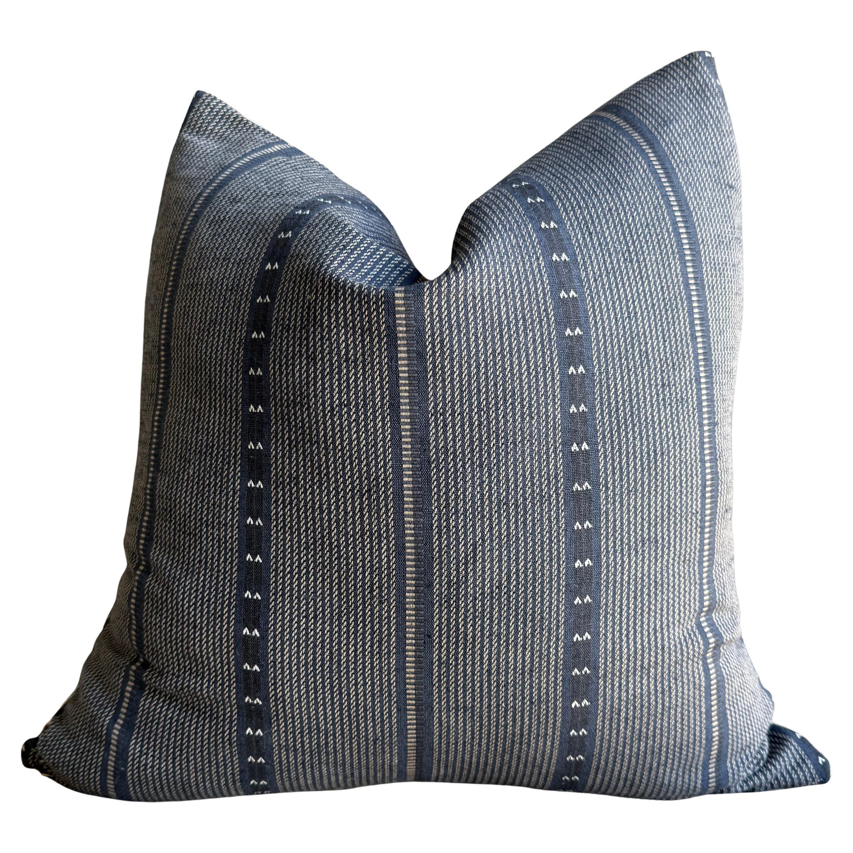Zak & Fox - Oreiller d'appoint en lin tissé avec garniture en duvet en vente