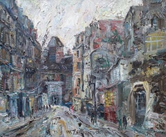 París, Montmartre, Rue Lepic. 1965, óleo sobre lienzo 50x61 cm